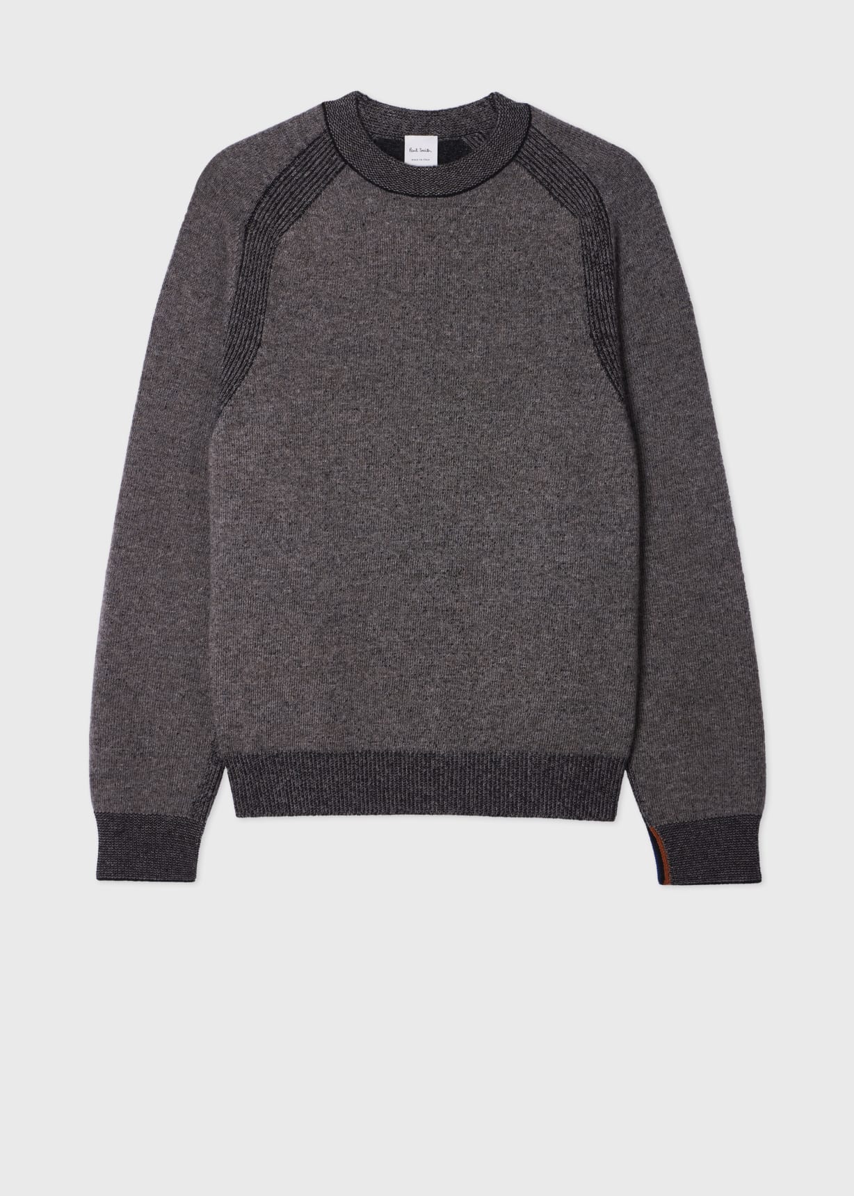 Men's Grey Lambswool Sweater