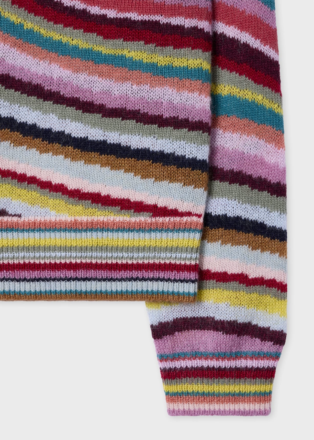 Women's 'Swirl' Wool-Mohair Knitted Sweater