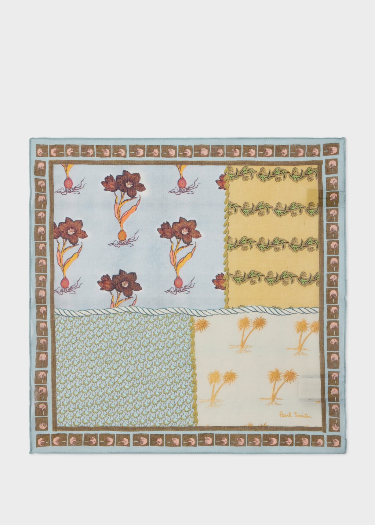 【上質】Paul Smith COLLECTION × SUBALPINO 花柄 ポールスミス PAUL SMITH セットアップ スーツ ストライプ 裏地花柄