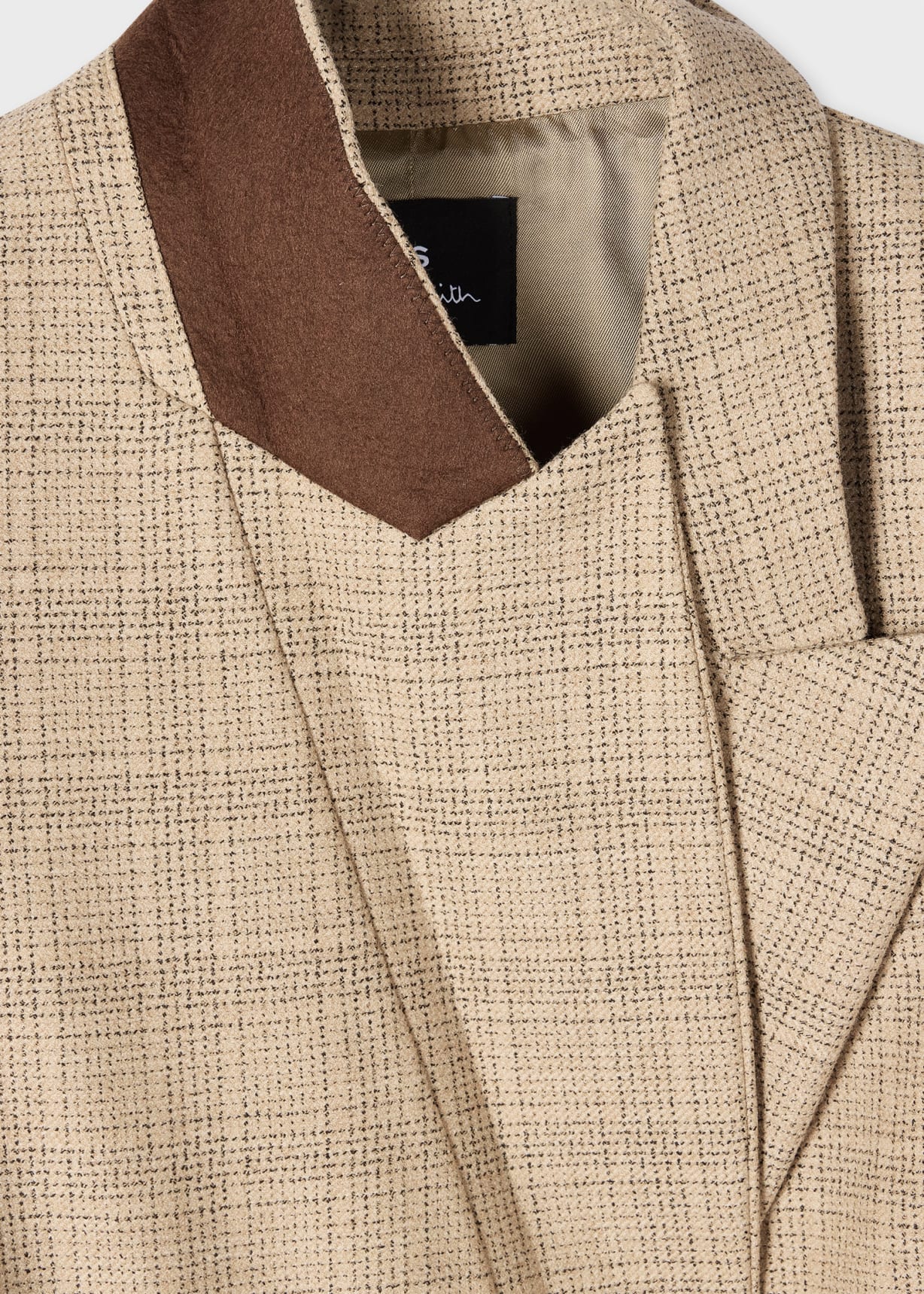 Women's Stone Check Three-Piece Suit