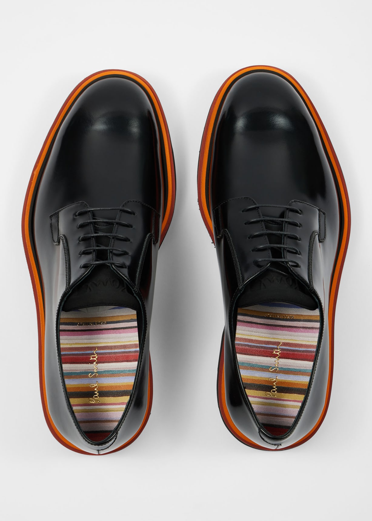 Men's Black Leather 'Ras' Shoes