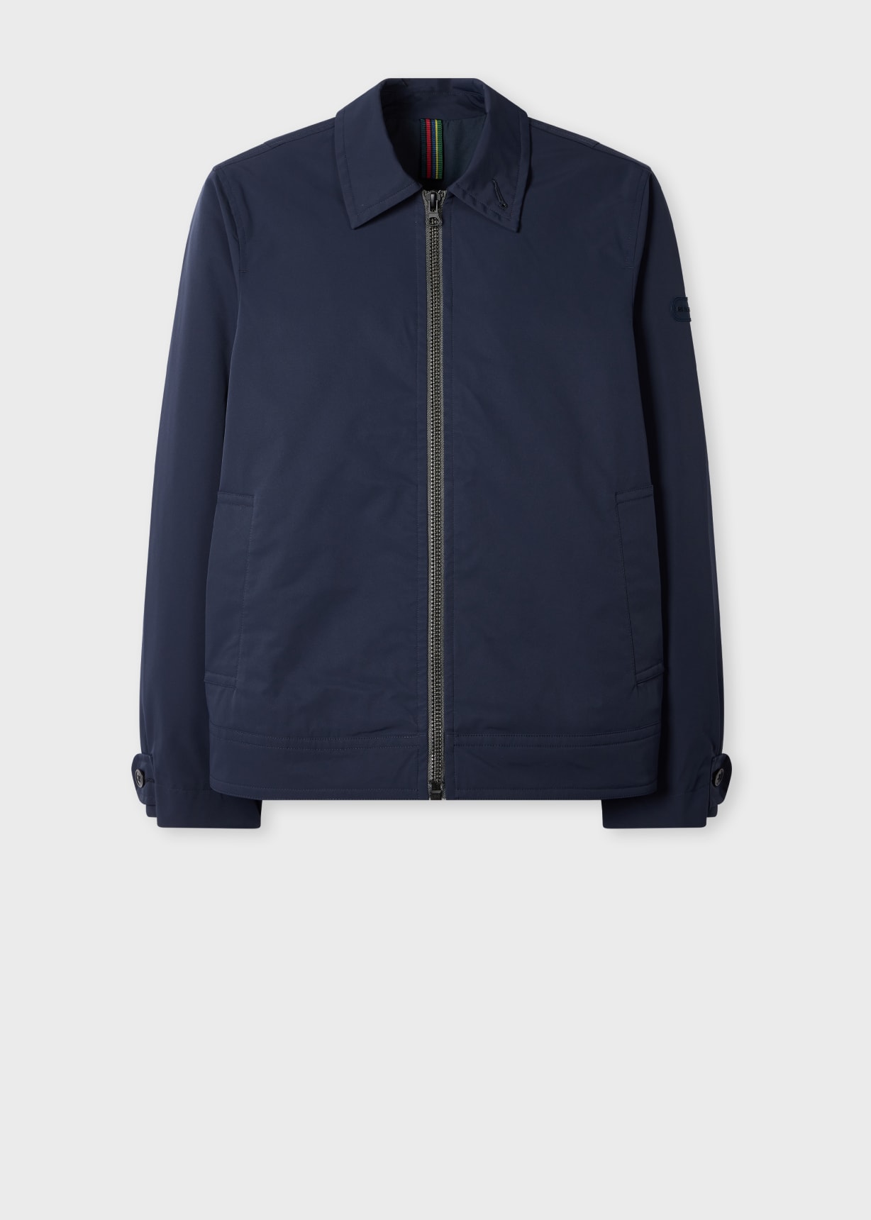 Paul Smith ネイビー ブルゾン Navy Recycled Polyester Zip Blouson Jacket