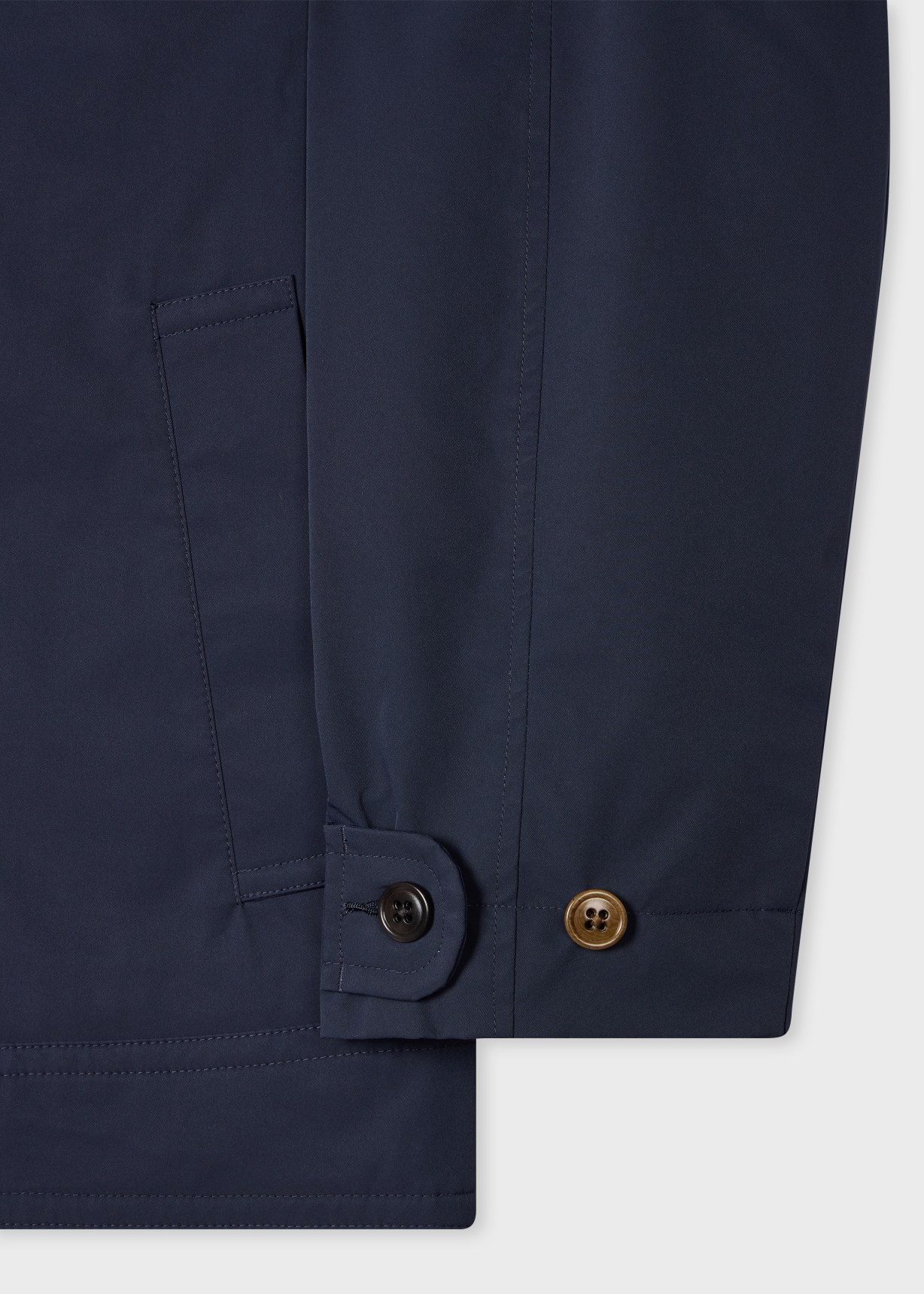 Paul Smith ネイビー ブルゾン Navy Recycled Polyester Zip Blouson Jacket