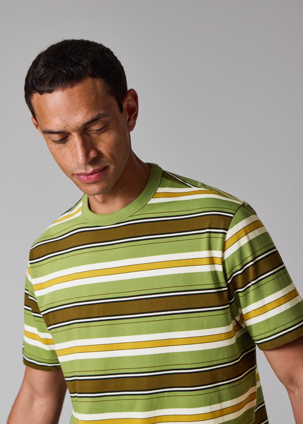 Pull Droit Rayé En Coton, Mohair Et Laine Mélangés - Paul Smith Homme