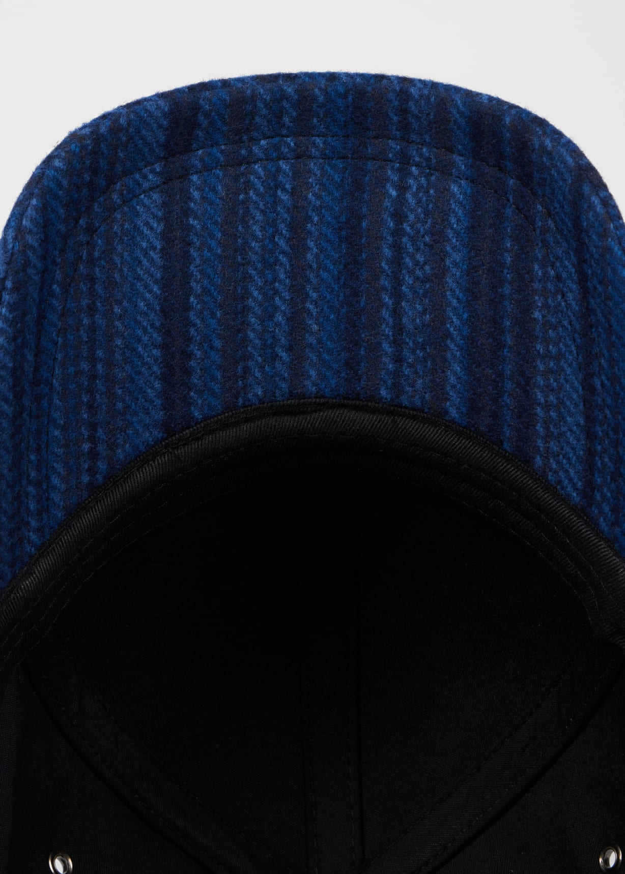 Men's Navy 'Signature Stripe' Wool Cap