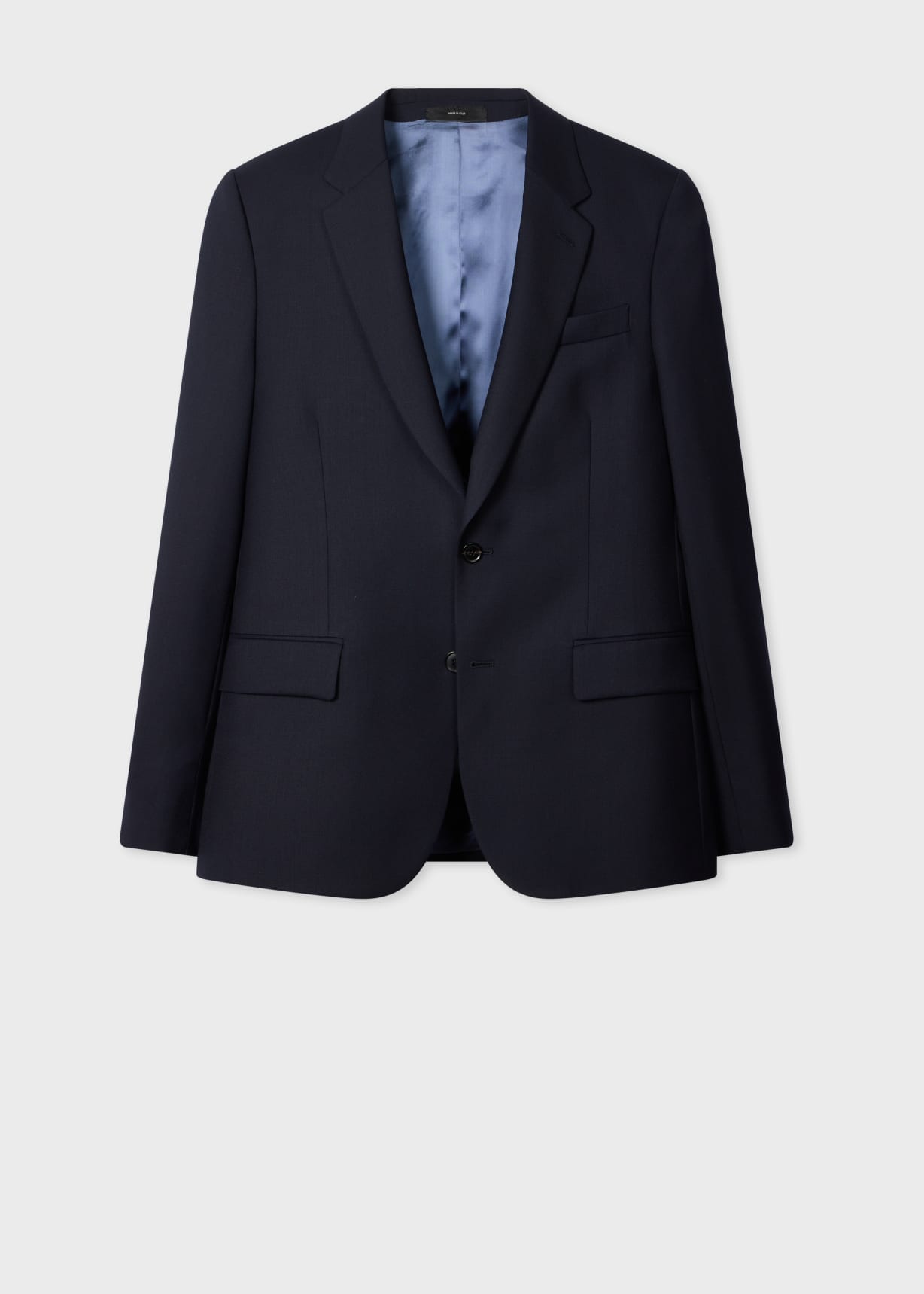 The Soho - Tailored-Fit Navy Wool 'A Suit To Travel In' Blazer