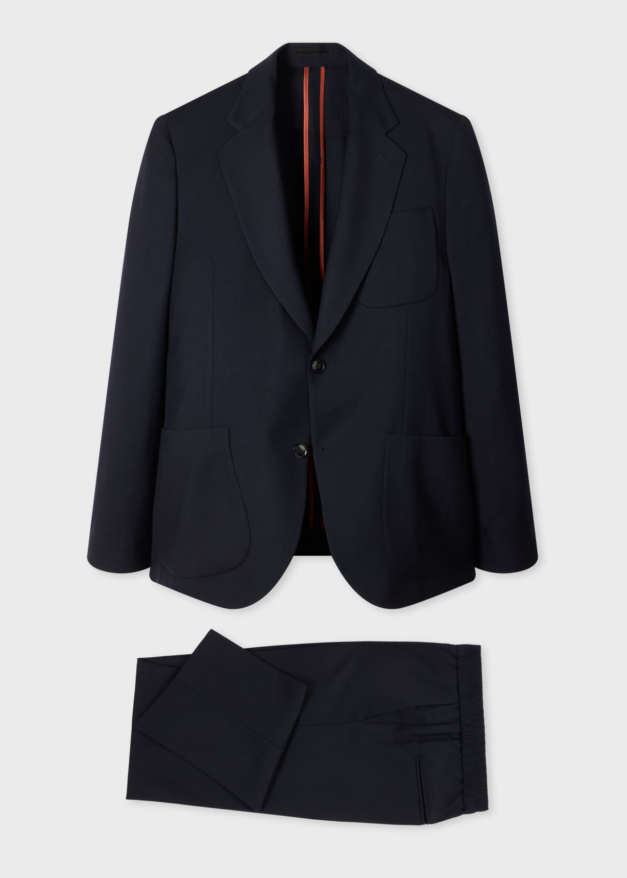A Suit To Travel In - Navy Stitch Suit