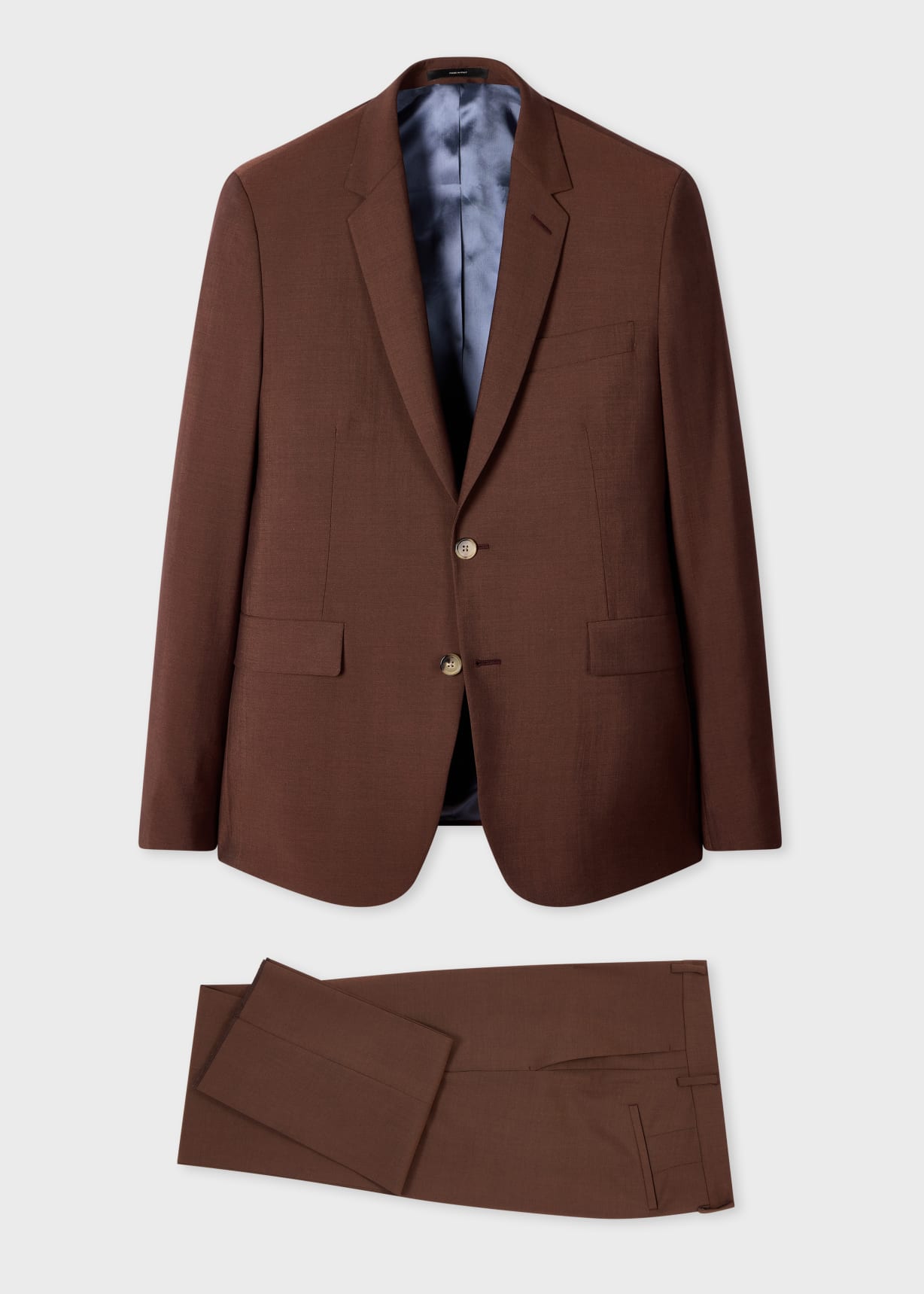 The Kensington - Slim-Fit Burgundy Wool-Mohair Suit