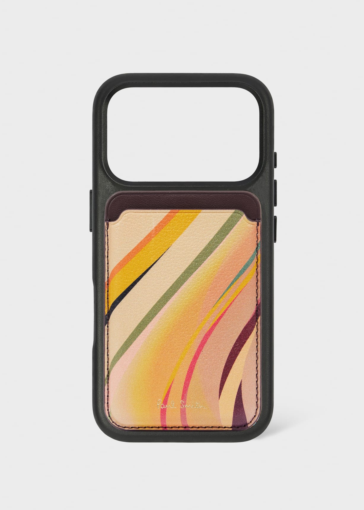 Swirl' iPhone MagSafe Leather Credit Card Case