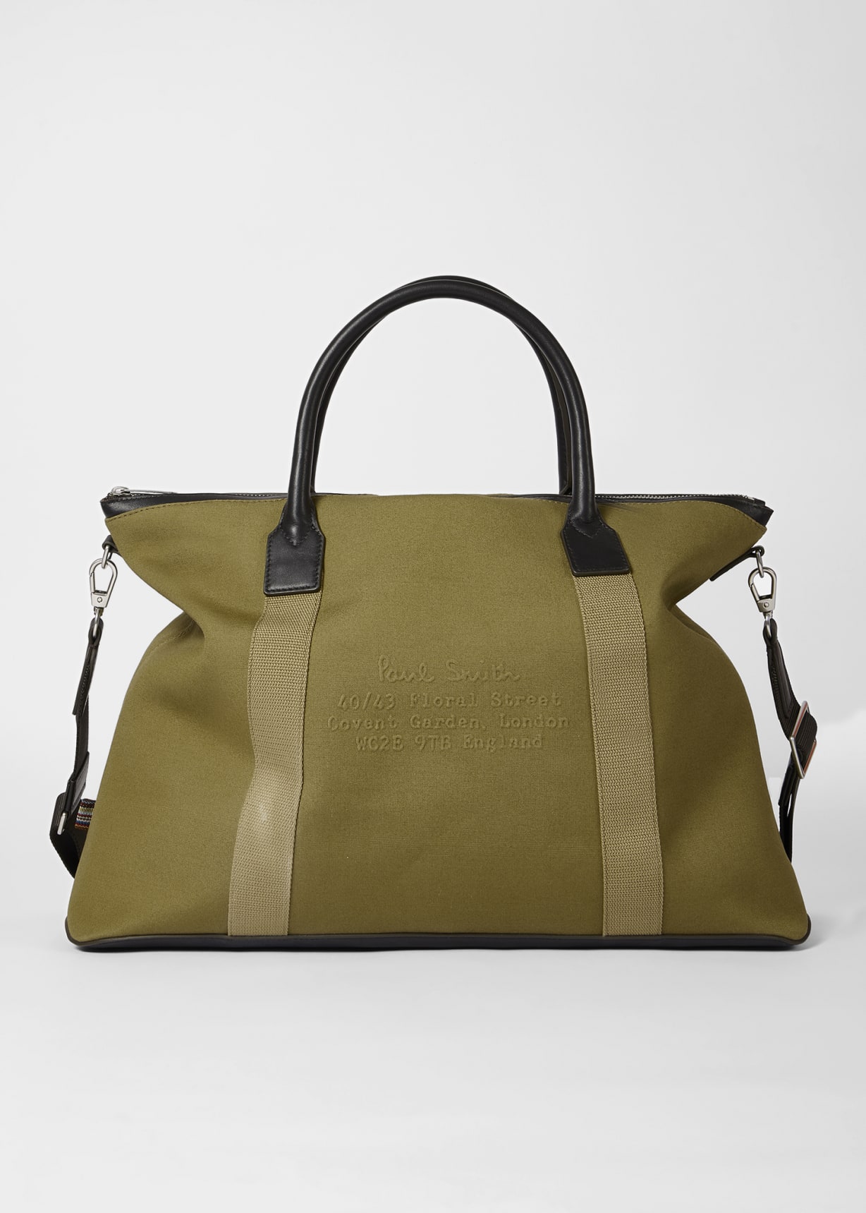 Khaki Canvas Tote Bag Paul Smith