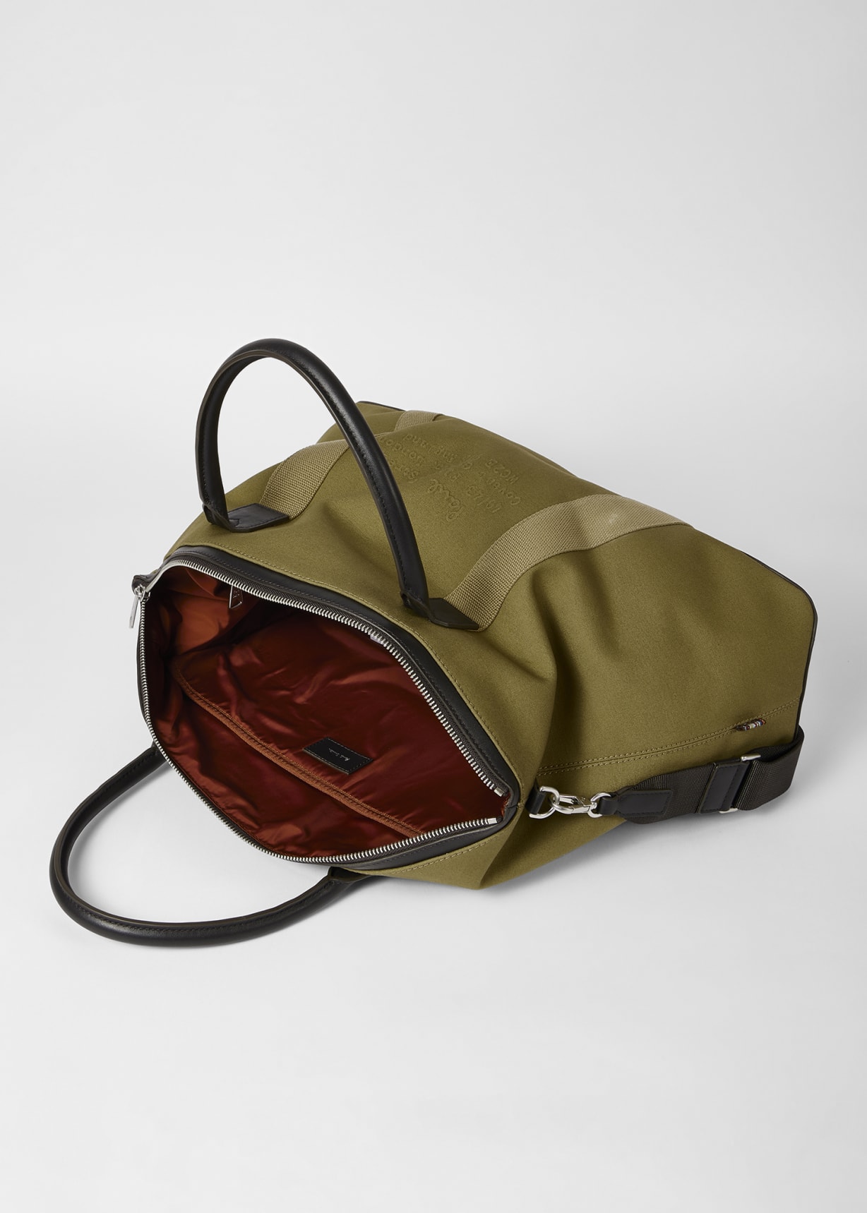 Khaki Canvas Tote Bag Paul Smith