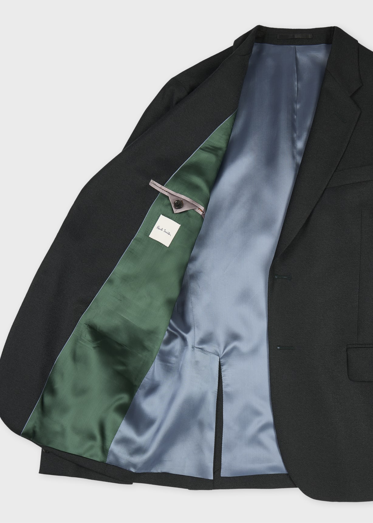 Men's Dark Petrol Overdyed Wool-Cashmere Suit