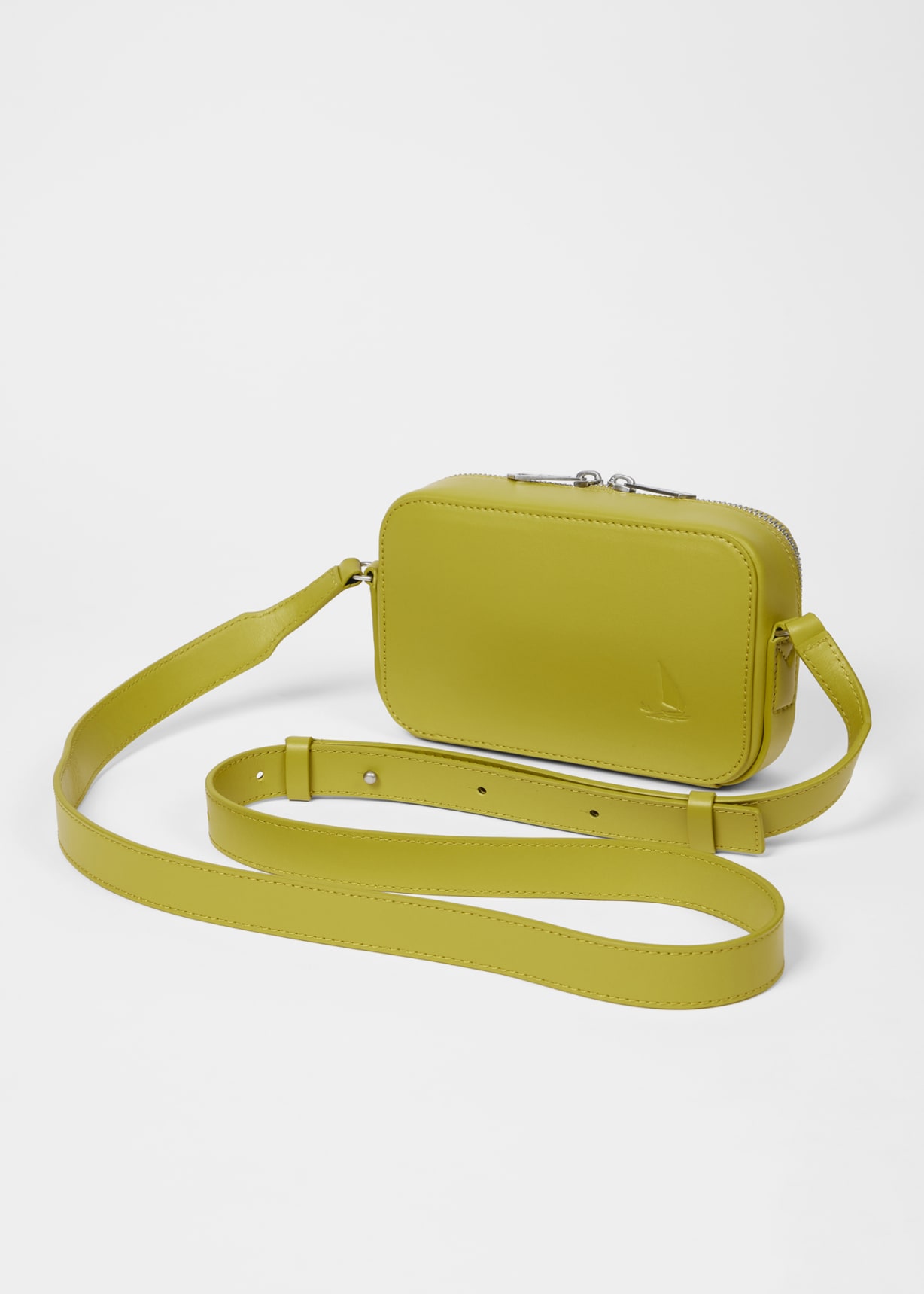 Olive Green Leather Flight Bag Paul Smith