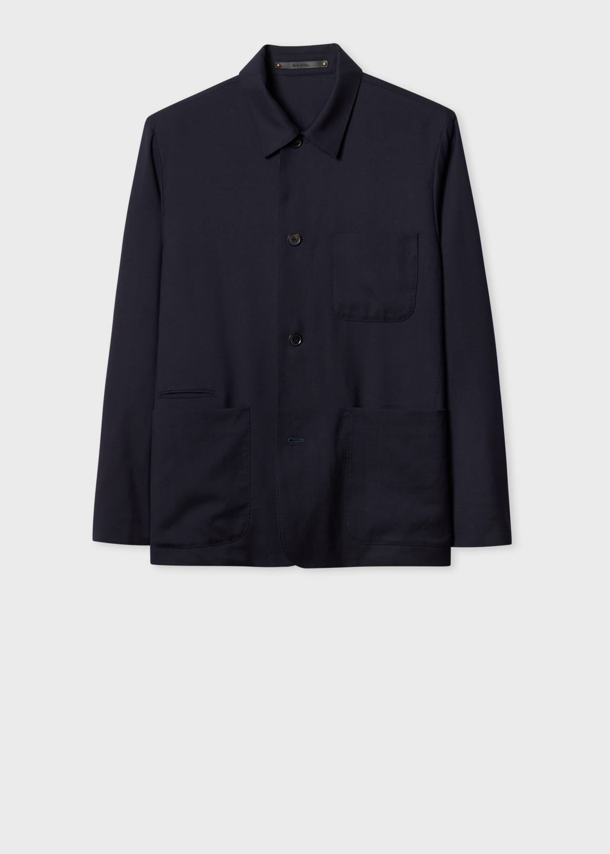 Men's Navy Wool 'A Suit To Travel In' Work Jacket