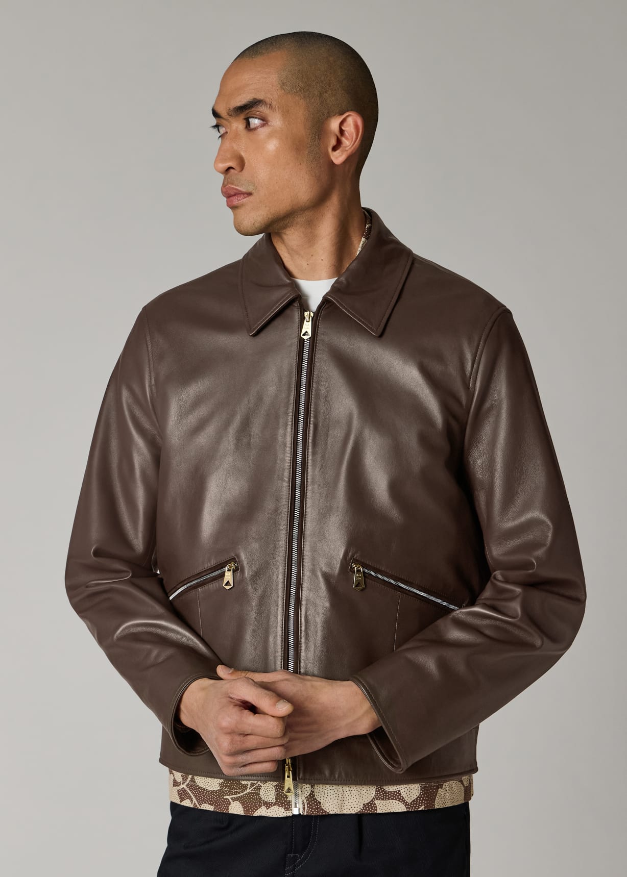 PaulSmith leather tailored jacket キムタク 極美品 Paul Smith レザーテーラードジャケット HEROキムタク同型