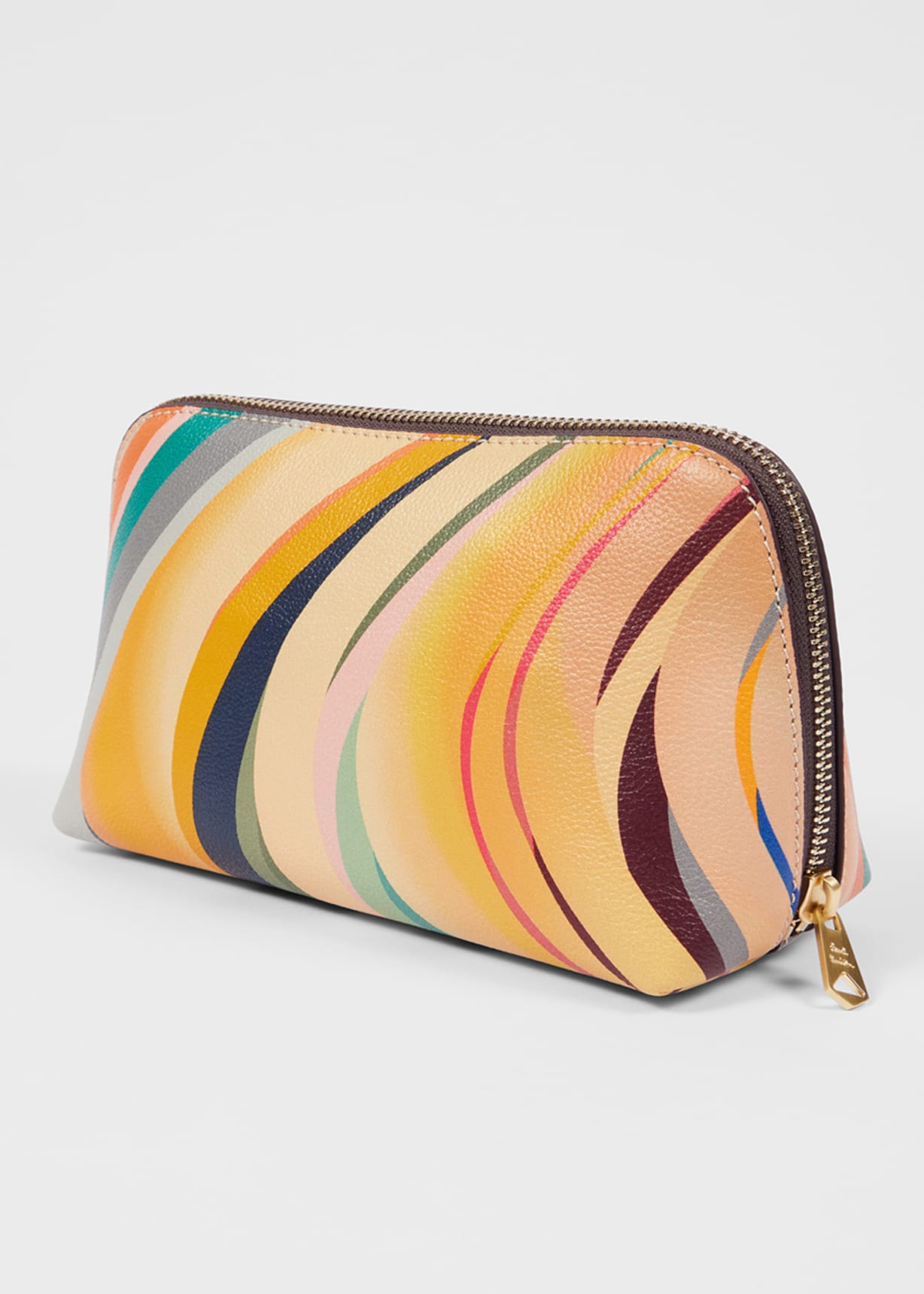 Women's Leather 'Swirl' Cosmetic Pouch Paul Smith