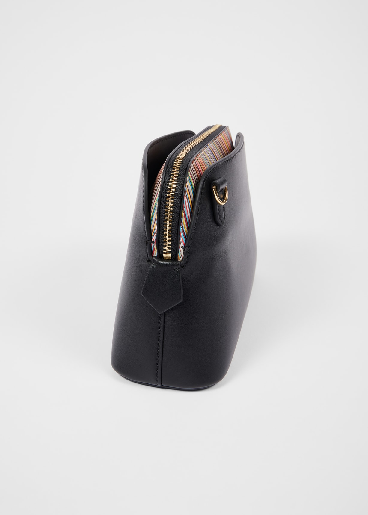 Women's Black Cross-Body 'Signature Stripe' Bag Paul Smith