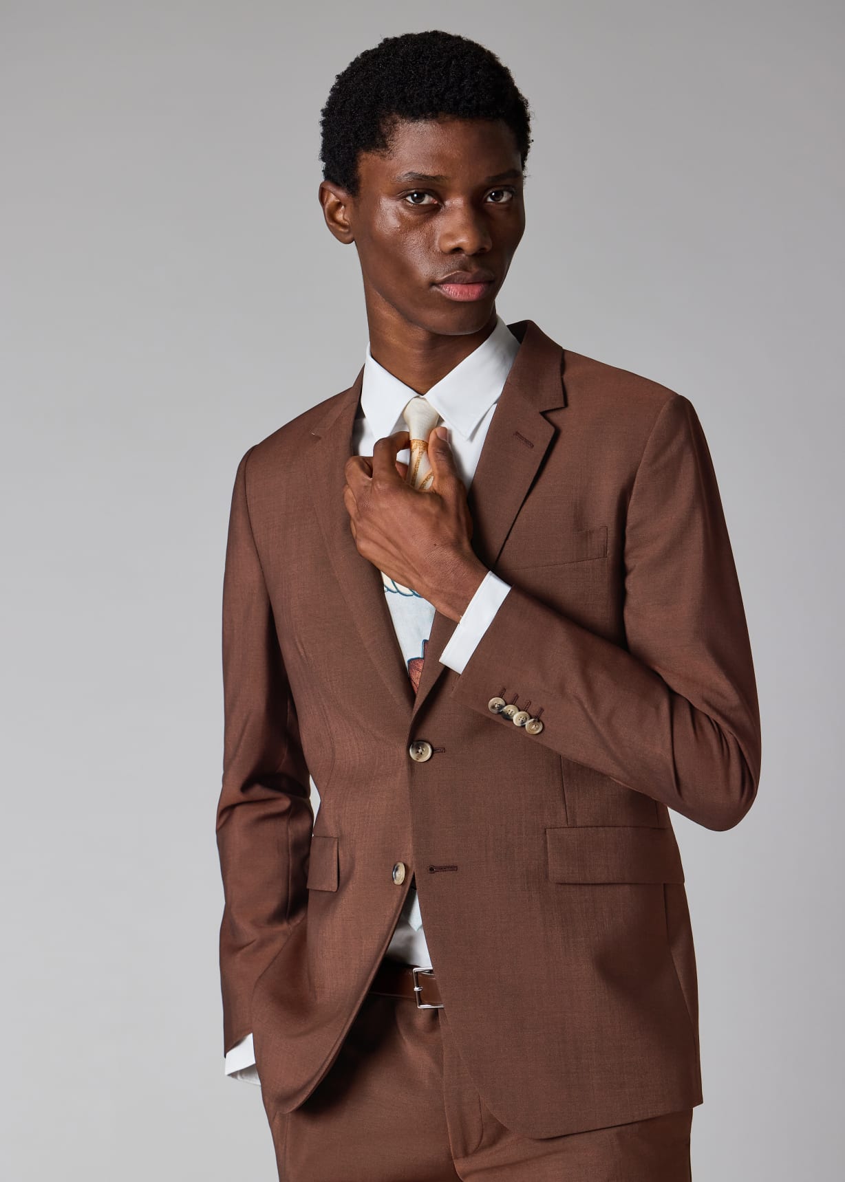 The Kensington - Slim-Fit Burgundy Wool-Mohair Suit