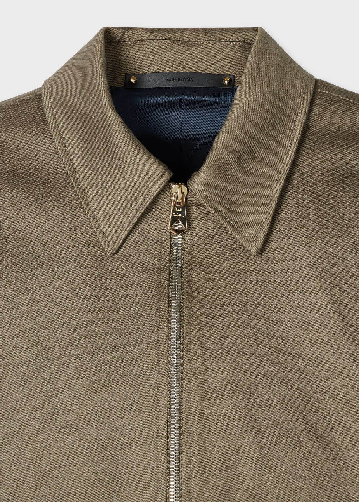 Paul Smith ジップアップジャケット　archive Taupe Stretch-Cotton Zip Jacket