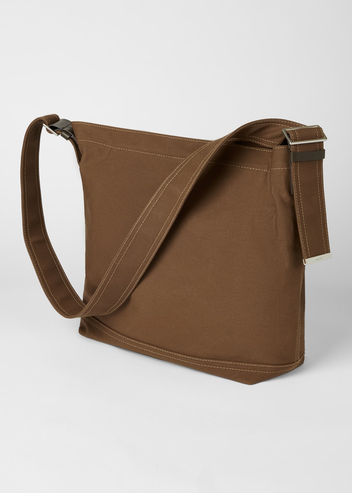 Khaki TekWax® Cotton Adjustable Tote Bag
