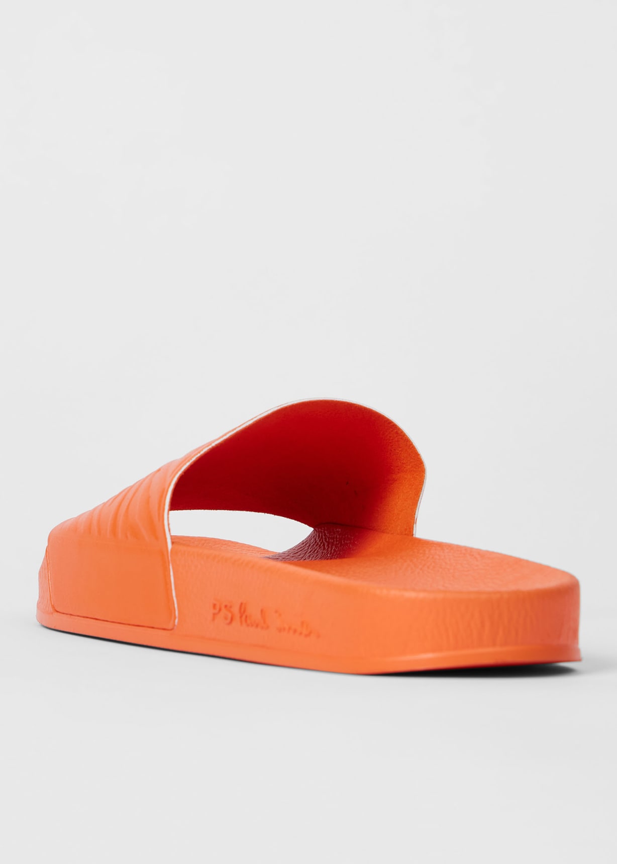 Men's Orange Zebra 'Zed' Slides