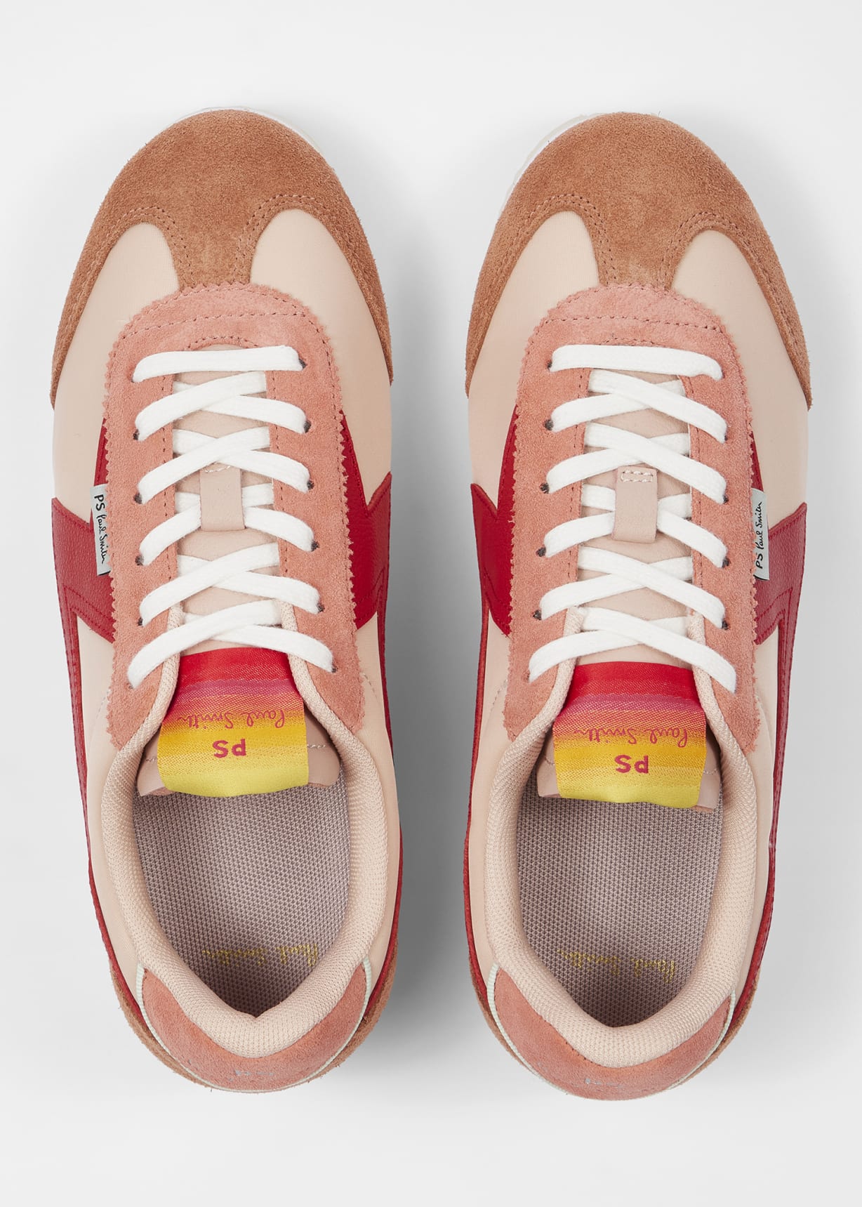 Women's Peach 'Jasmine' Trainers Paul Smith