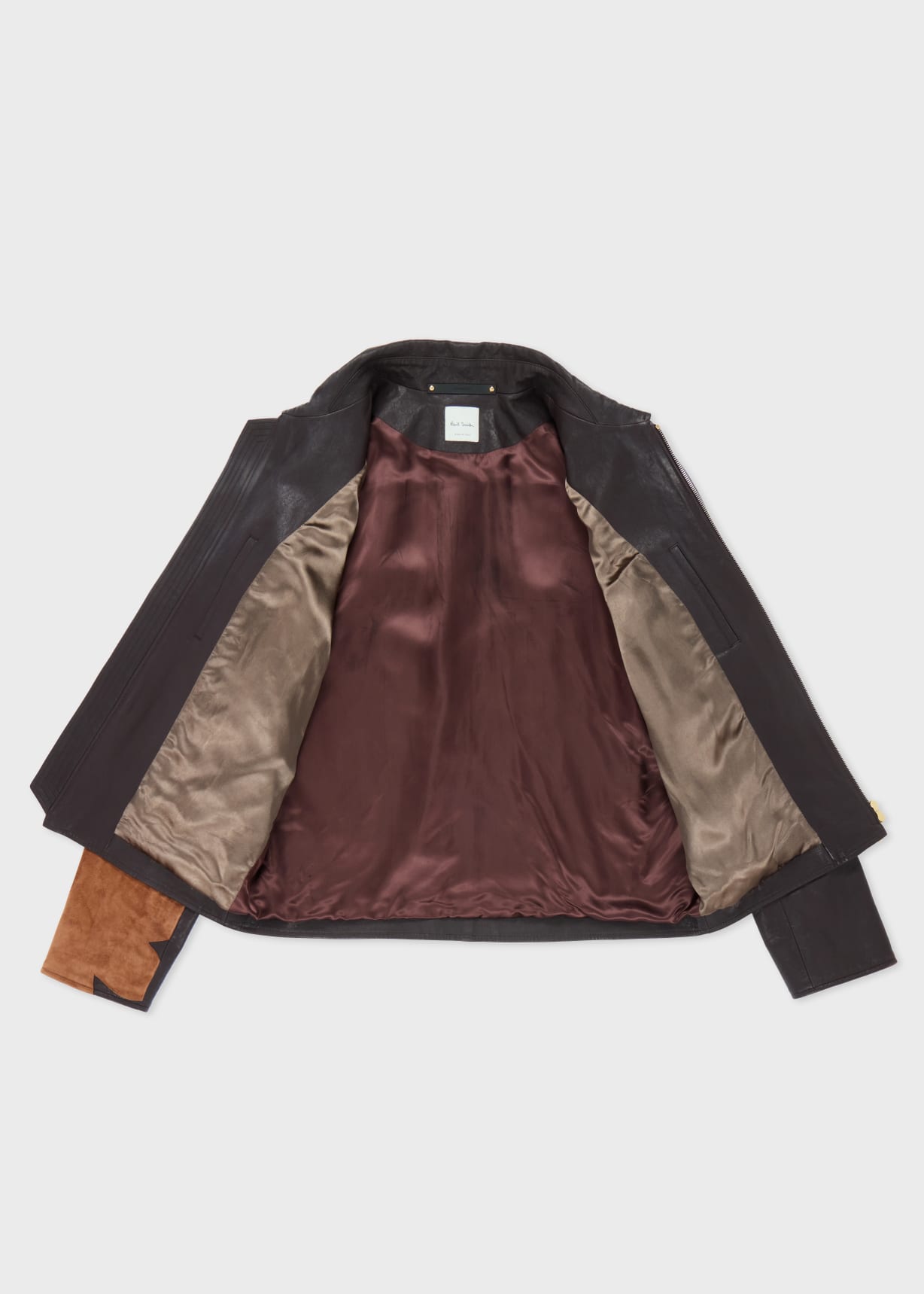 Men's Soft Lamb Leather Floral Jacket