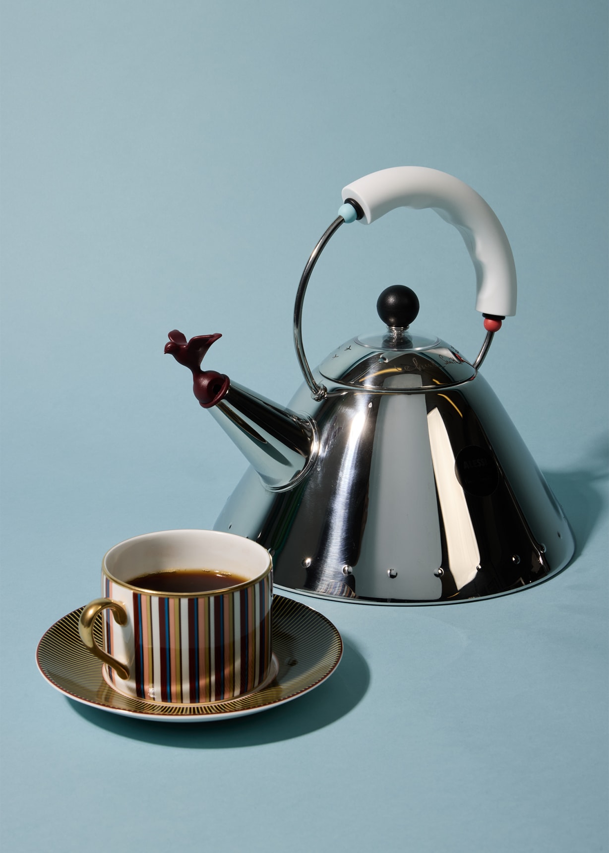 Alessi x Paul Smith - 9093 Stainless Steel Kettle