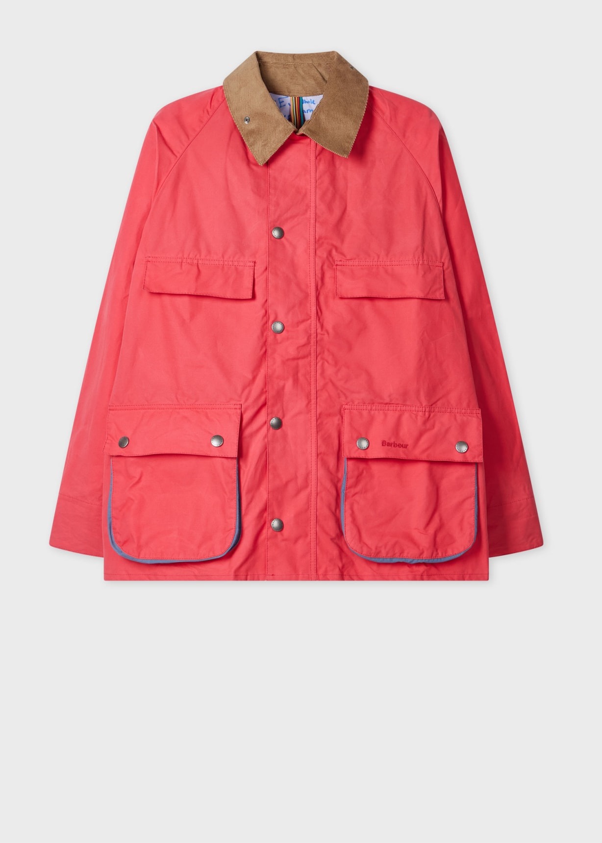 Paul Smith Loves Barbour Bedale フード込み Paul Smith loves Barbour - Winterberry Sugarlump Bedale Jacket