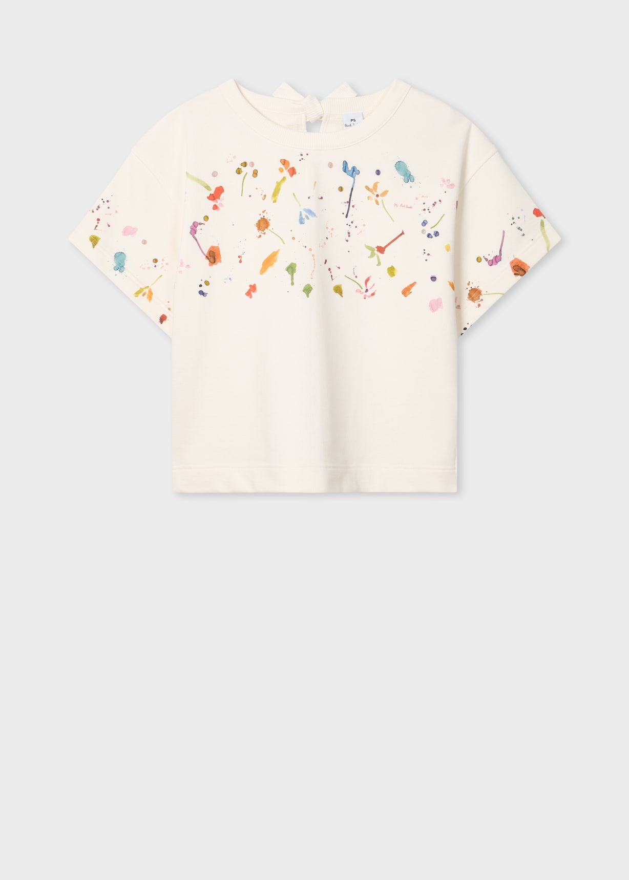 Women's 'Floating Flowers' Cotton T-Shirt Paul Smith