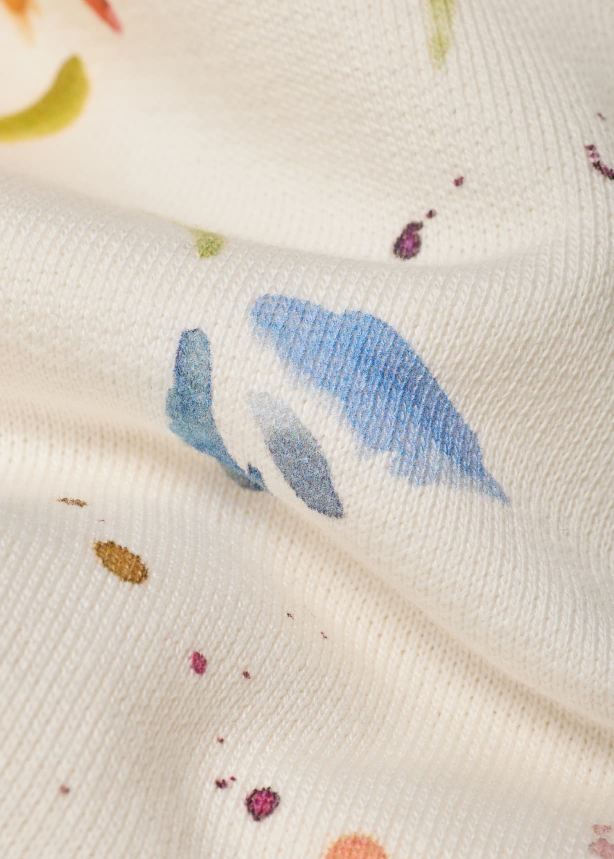 Women's 'Floating Flowers' Cotton T-Shirt Paul Smith
