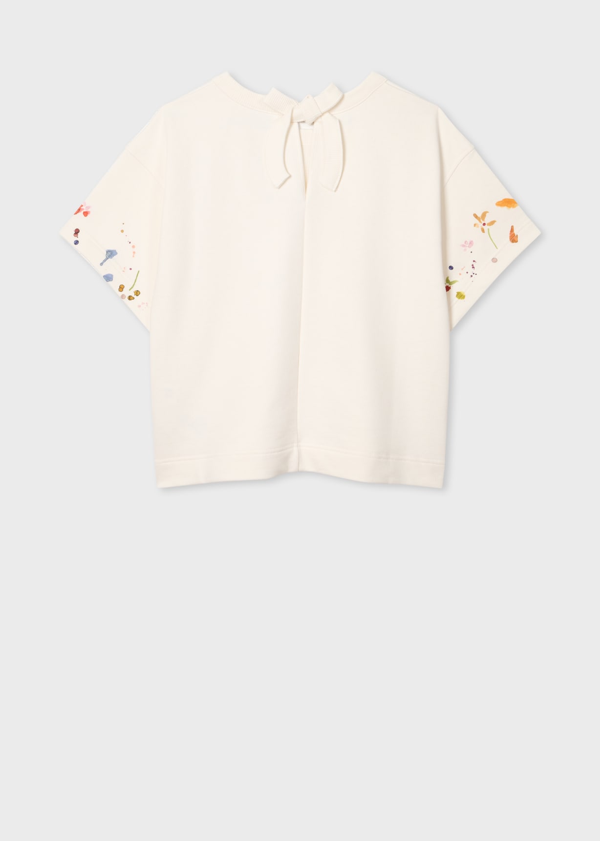 Women's 'Floating Flowers' Cotton T-Shirt Paul Smith