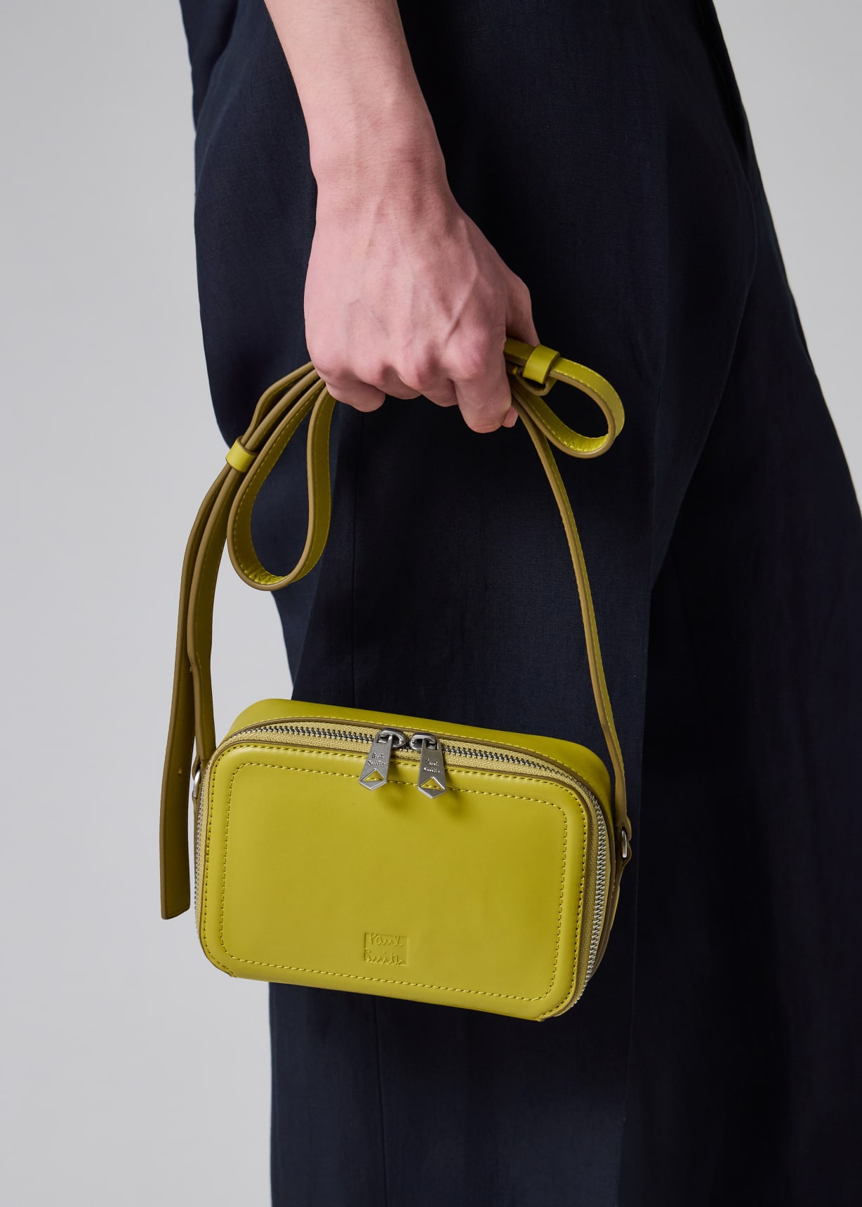 Olive Green Leather Flight Bag Paul Smith