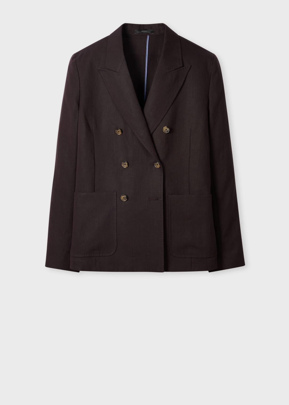 Women's Aubergine Double Breasted Blazer Paul Smith