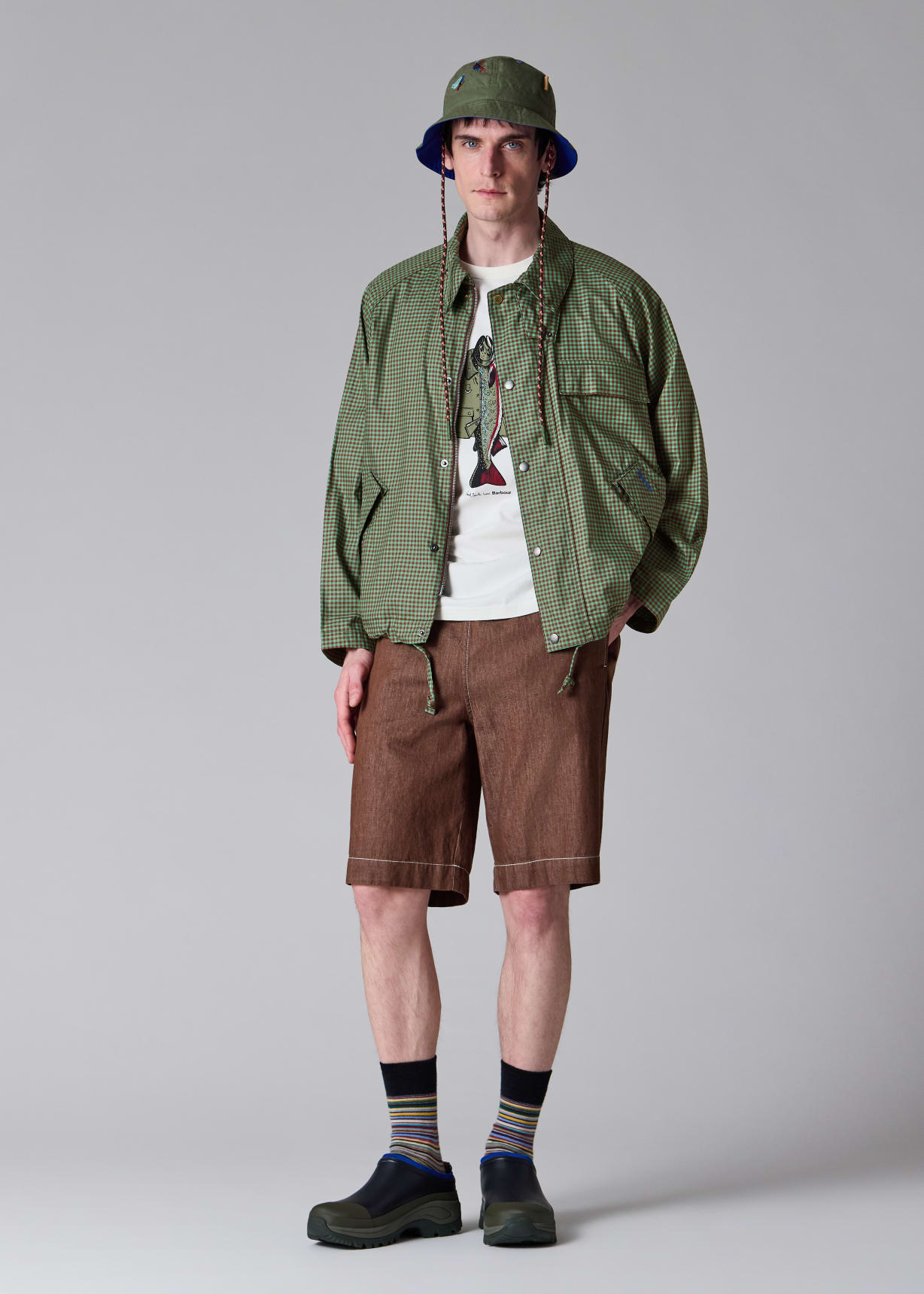 Paul Smith loves Barbour - Green Transport Casual Jacket