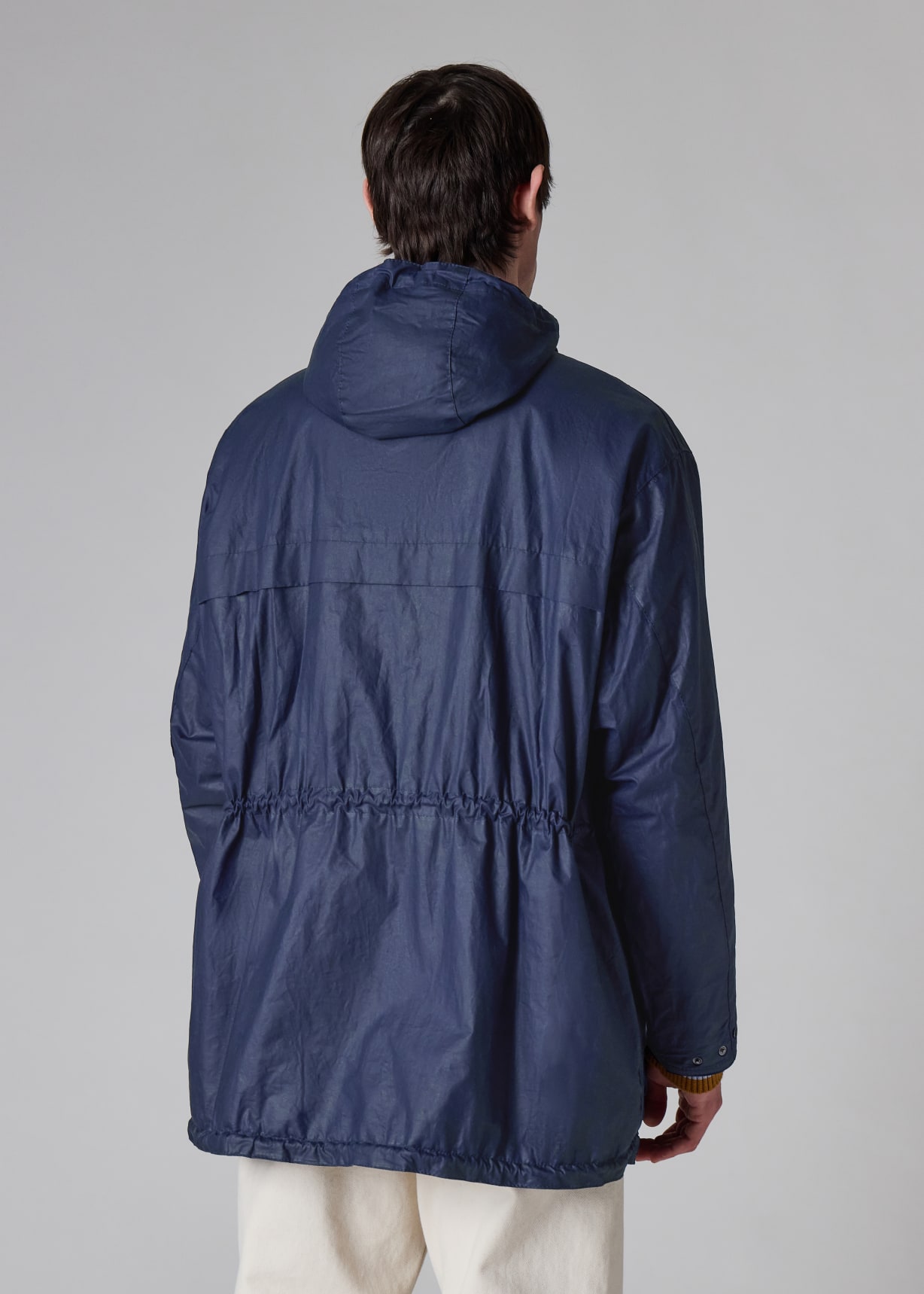 Paul Smith loves Barbour - Regal Blue 'Durham' Waxed Jacket