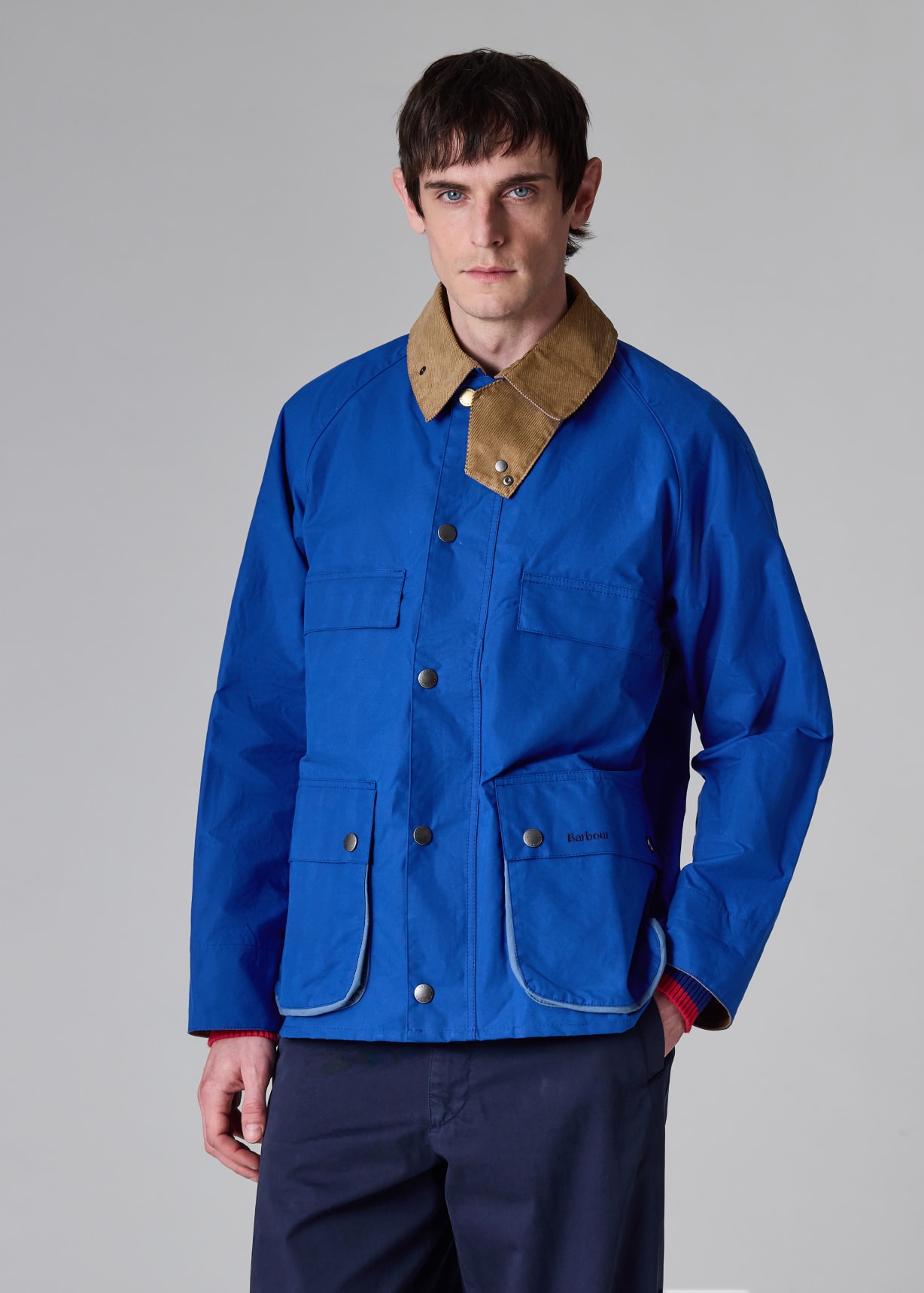 Paul Smith loves Barbour - Royal Blue 'Sugarlump Bedale' Jacket