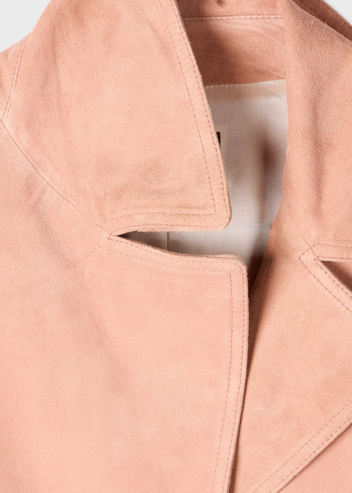 Women's Pink Suede Jacket Paul Smith