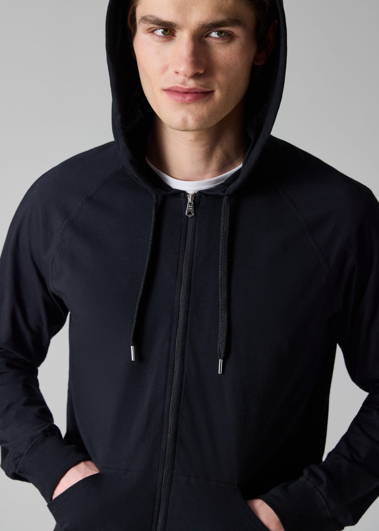 【M size】HLT Lounge Hoodie Threadbare Men's Charcoal Grey Oversized Longline Lounge Hoodie