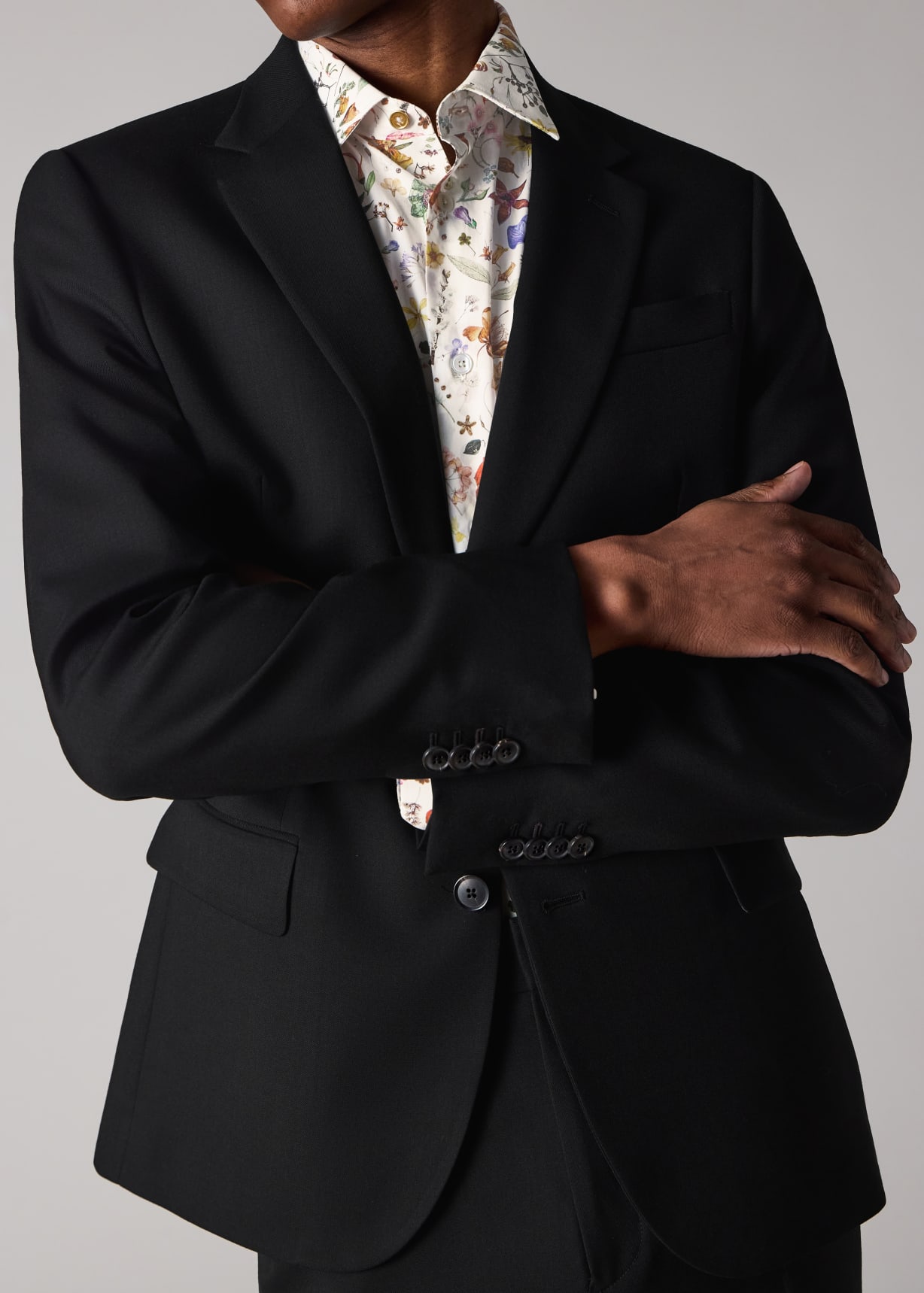 The Soho - Tailored-Fit Black Wool 'A Suit To Travel In' Blazer