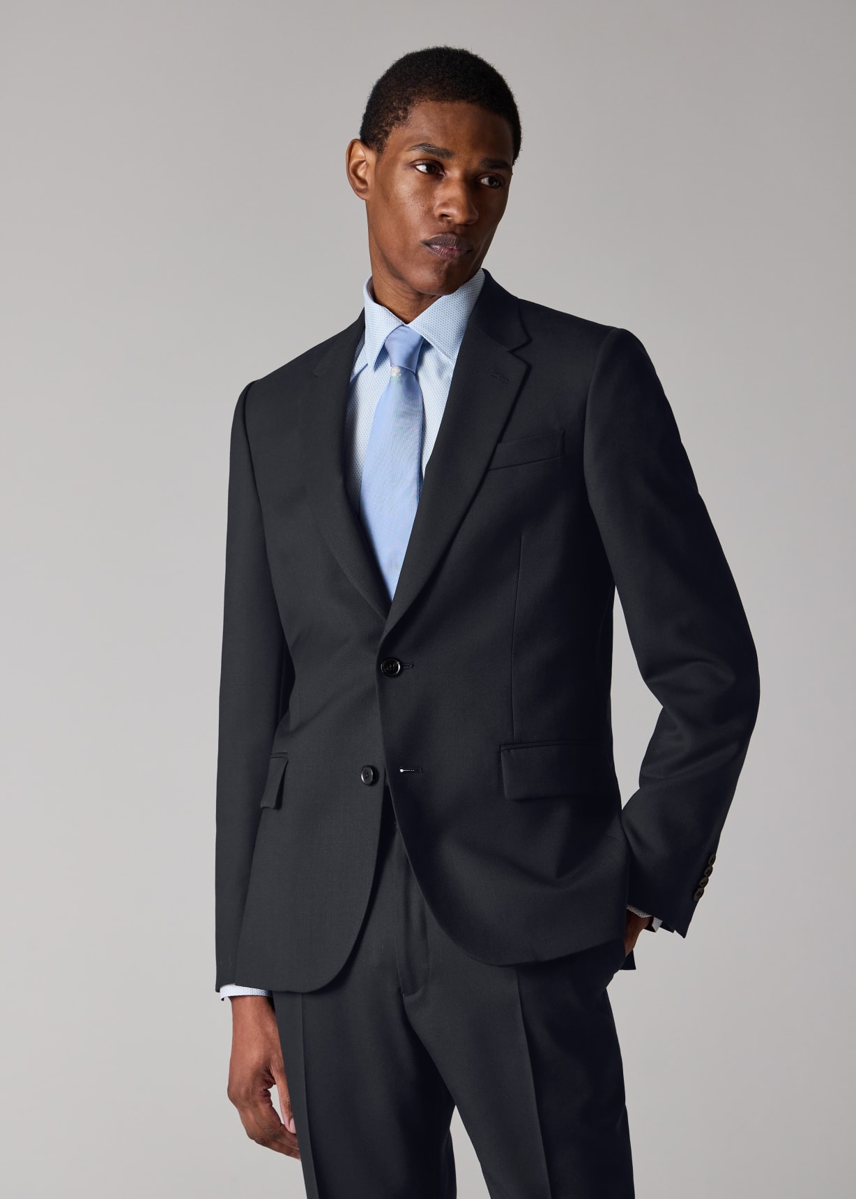 The Soho - Tailored-Fit Navy Wool 'A Suit To Travel In' Blazer