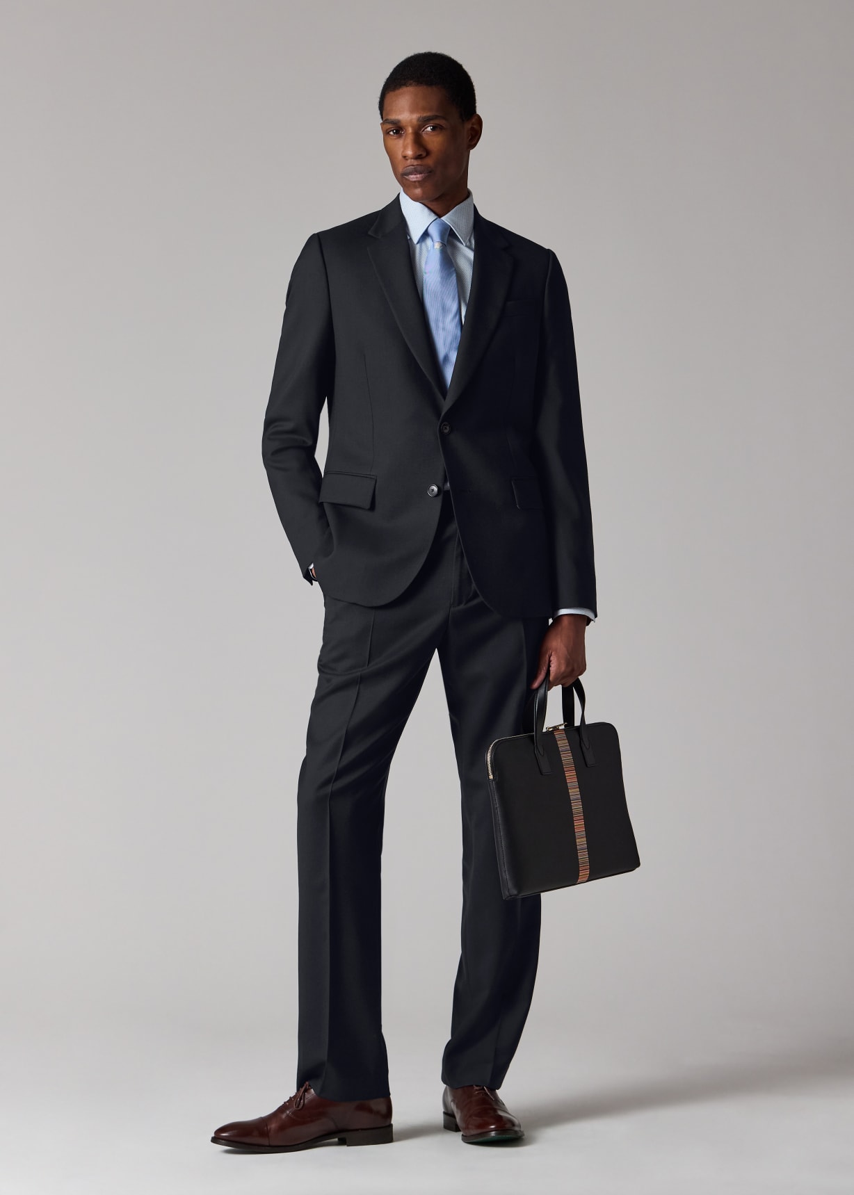 The Soho - Tailored-Fit Navy Wool 'A Suit To Travel In' Blazer