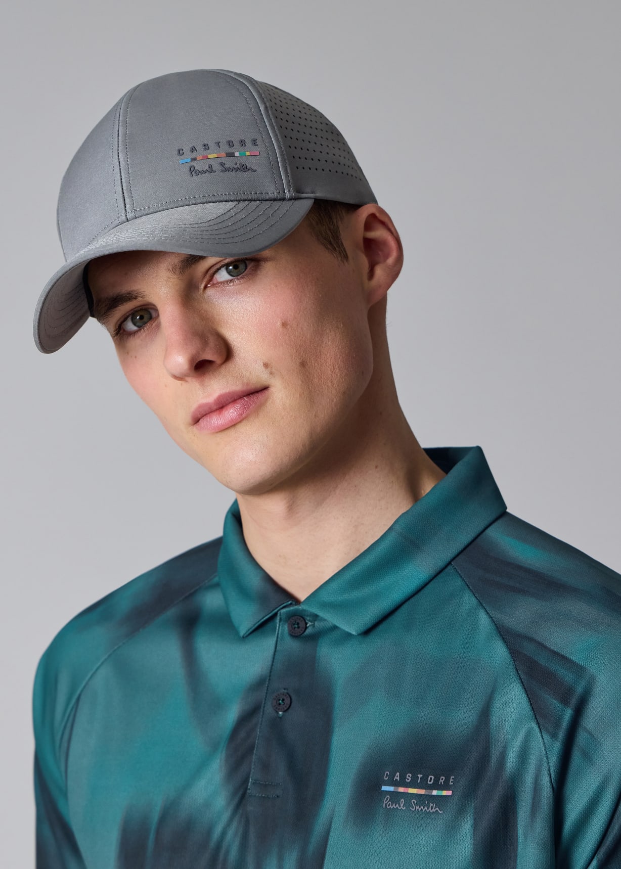 Paul Smith + Castore - Charcoal Technical Cap