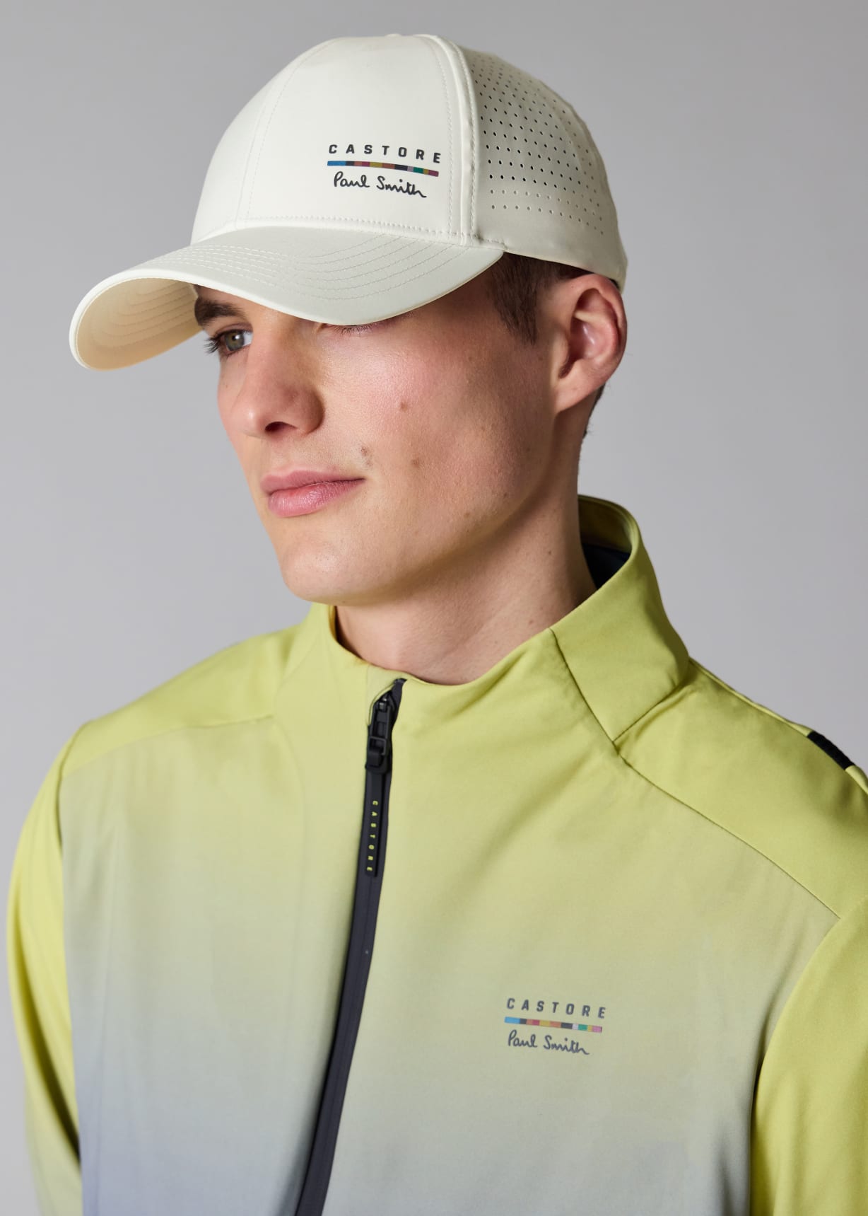 Paul Smith + Castore - White Technical Cap