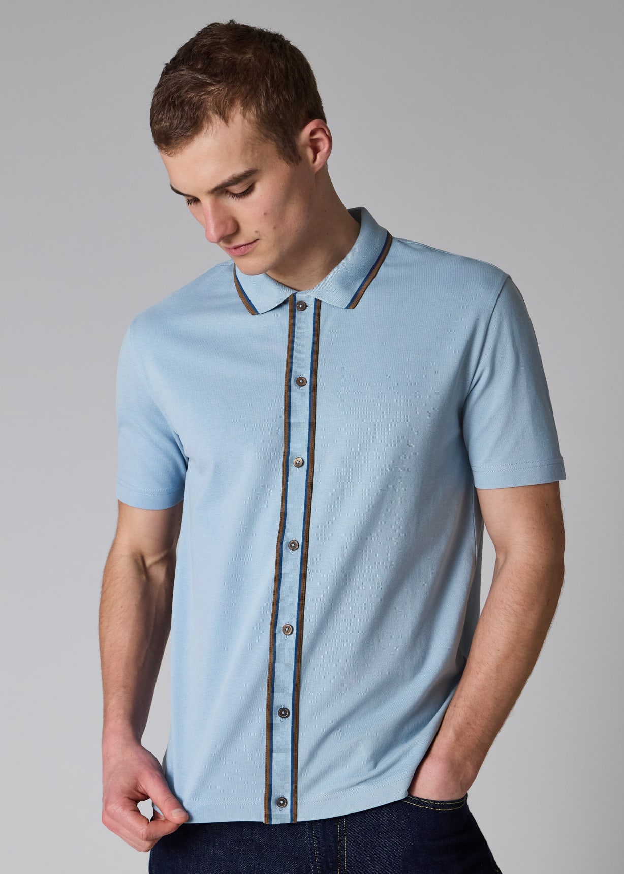 men-s-pale-blue-button-through-polo-shirt