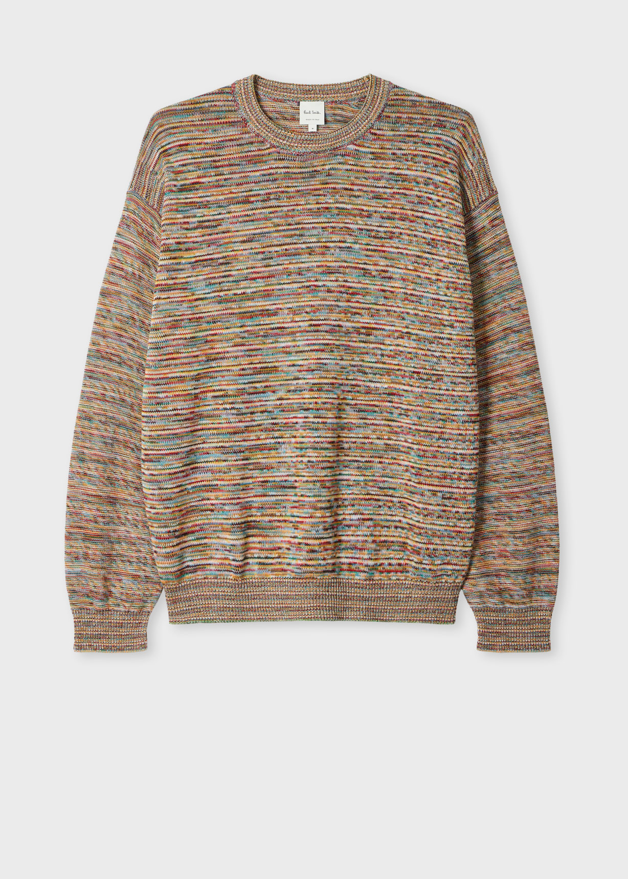 Men's 'Signature Stripe' Knitted Cotton Sweater