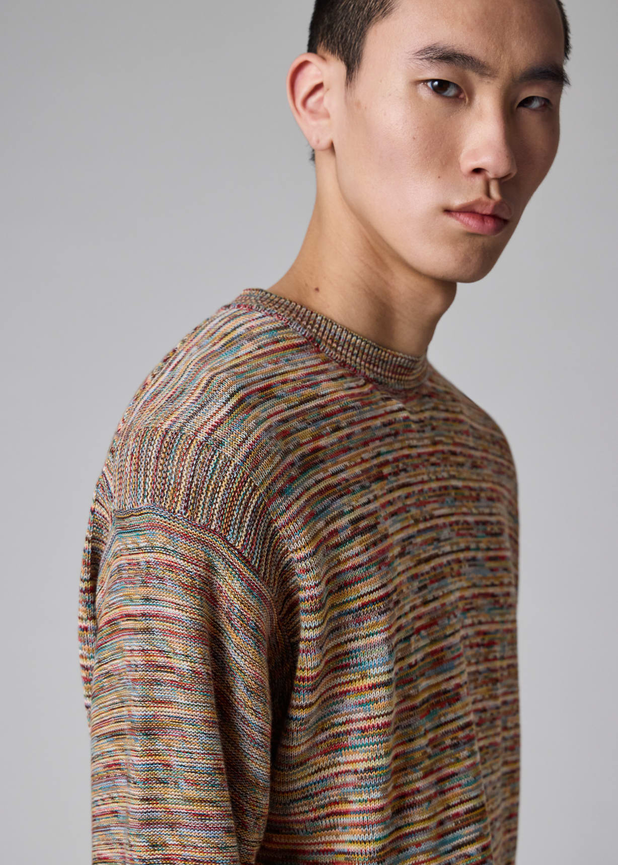 Men's 'Signature Stripe' Knitted Cotton Sweater