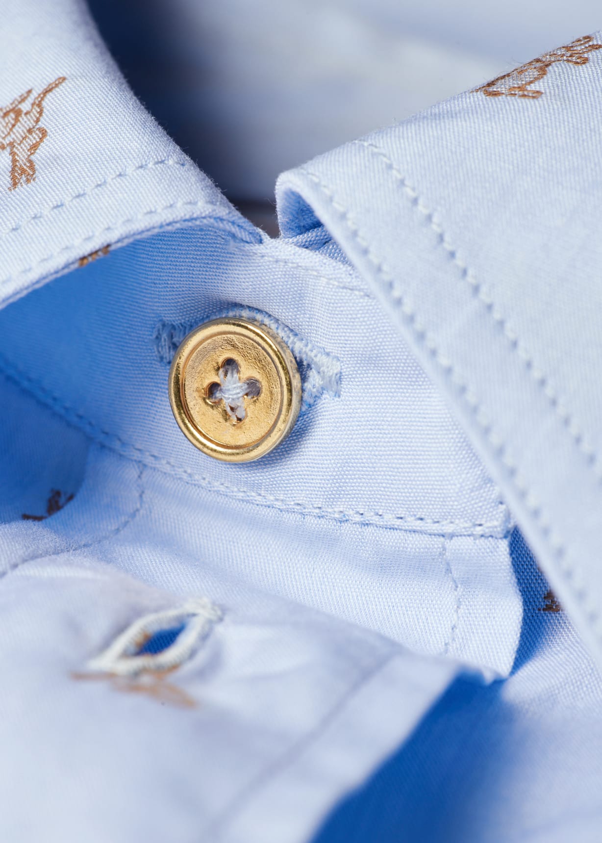 Women's Pale Blue 'Little Rabbit' Fil Coupé Shirt