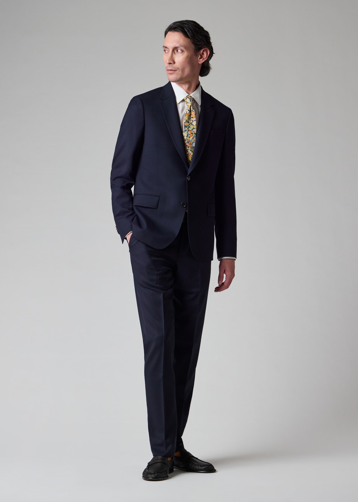 Paul Smith SOHO FIT セットアップ スーツ ネイビー 現行 The Soho - Tailored-Fit Navy Wool 'A Suit To Travel In'