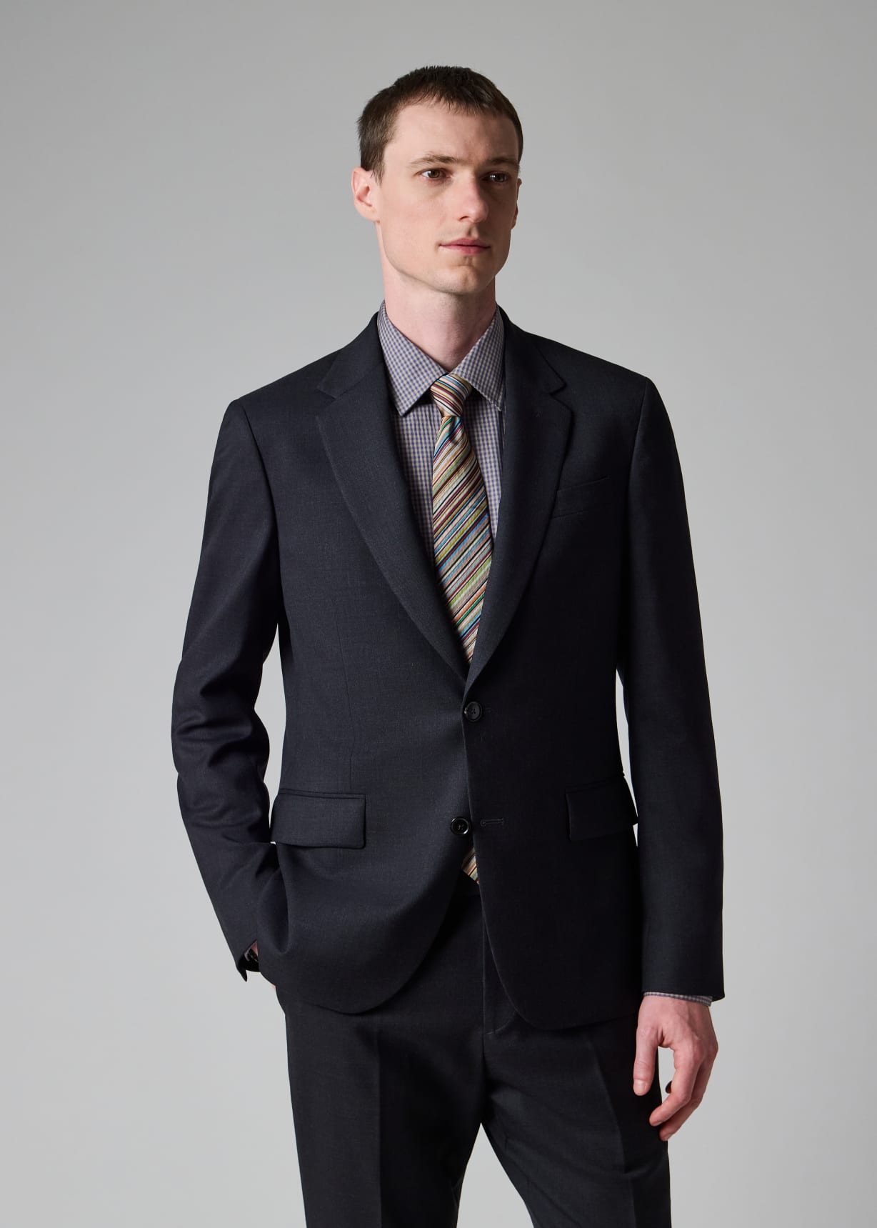 The Soho - Tailored-Fit Charcoal Wool 'A Suit To Travel In'